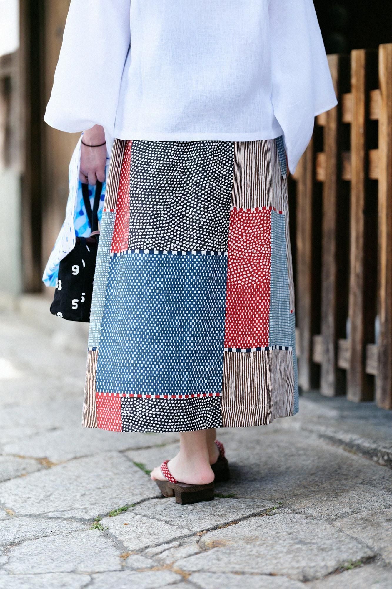 麻 長裙/點線 桂