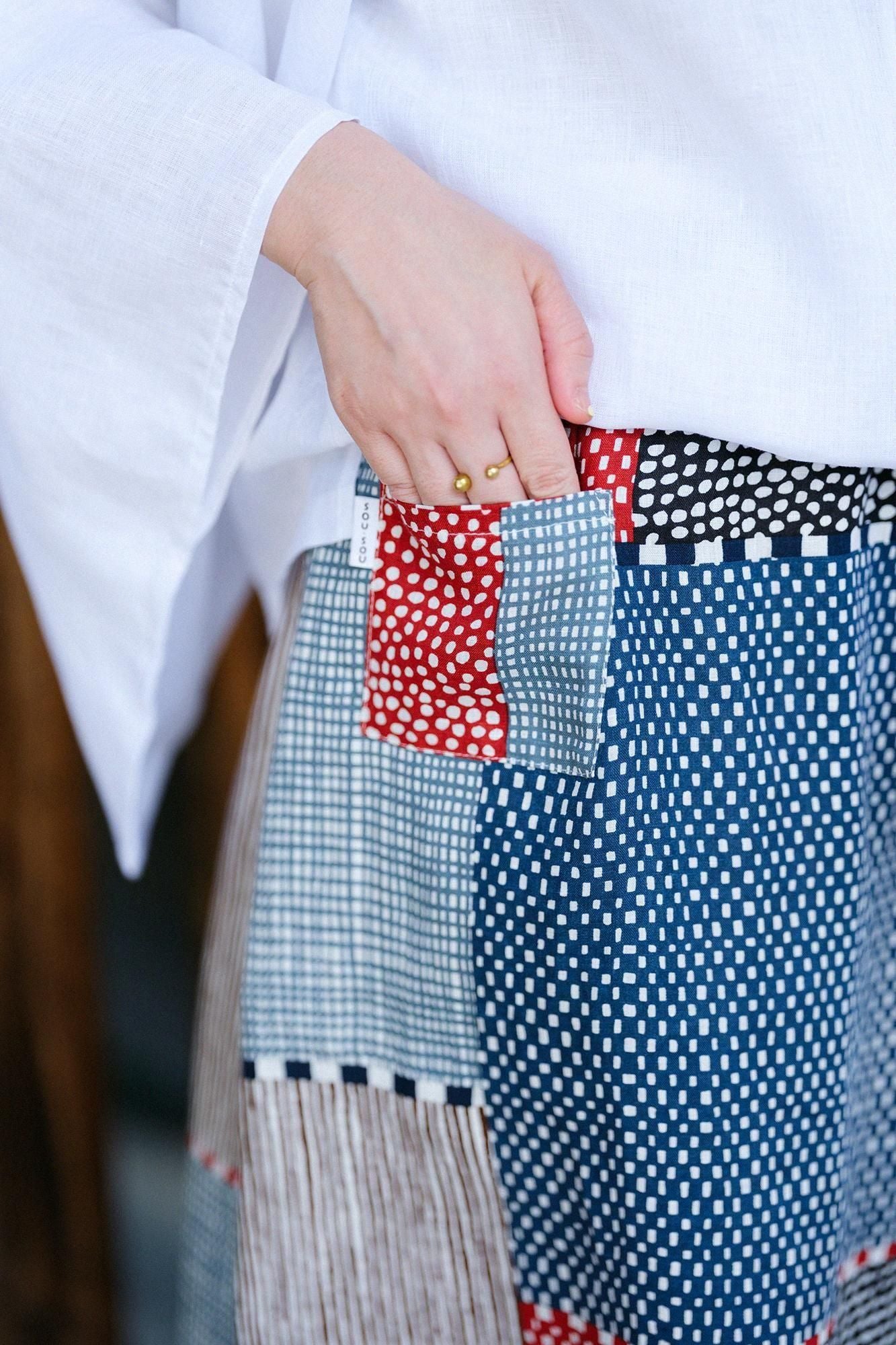 麻 長裙/點線 桂