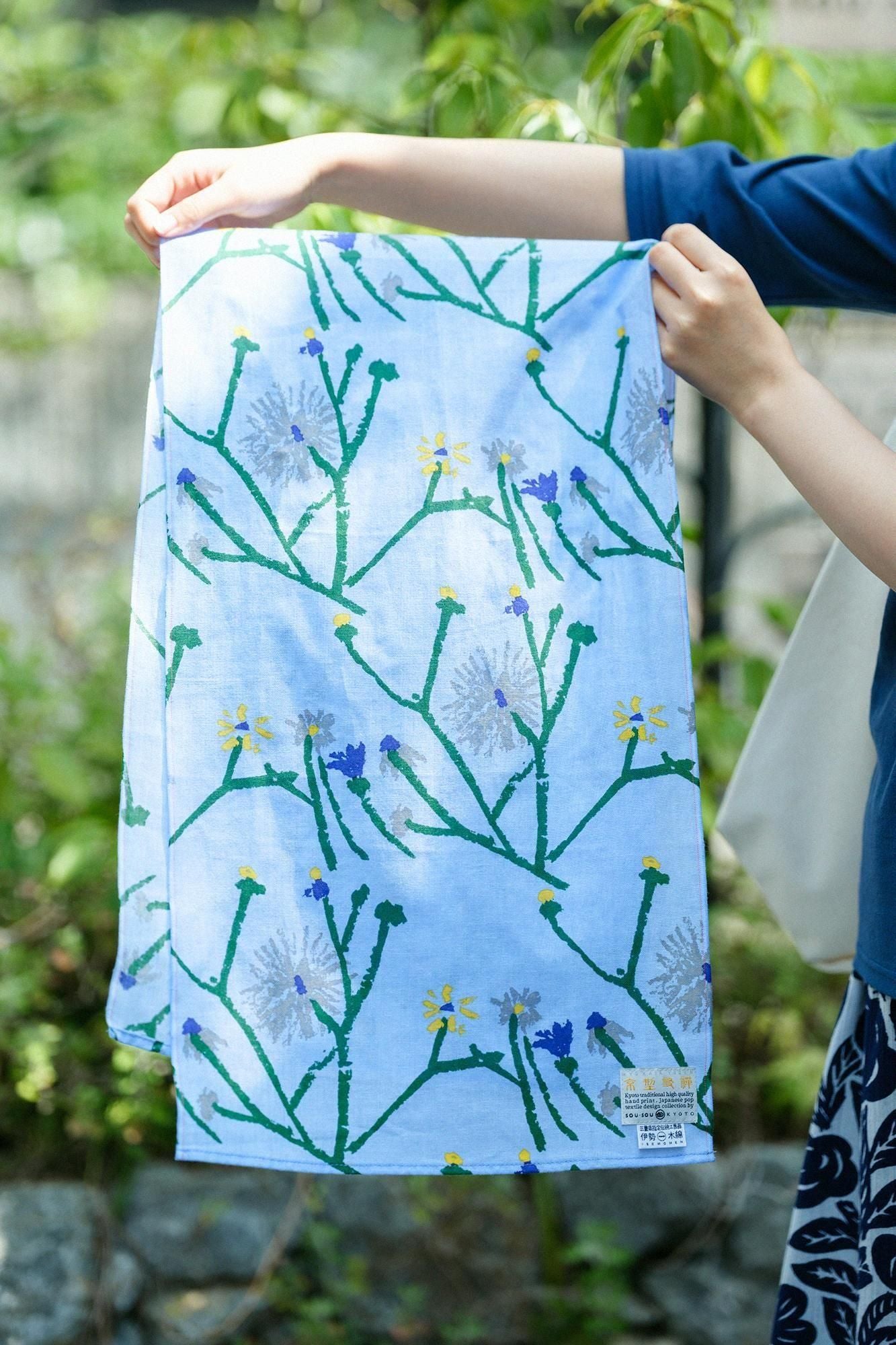 Isemomen Cotton Short Scarf / Walkway