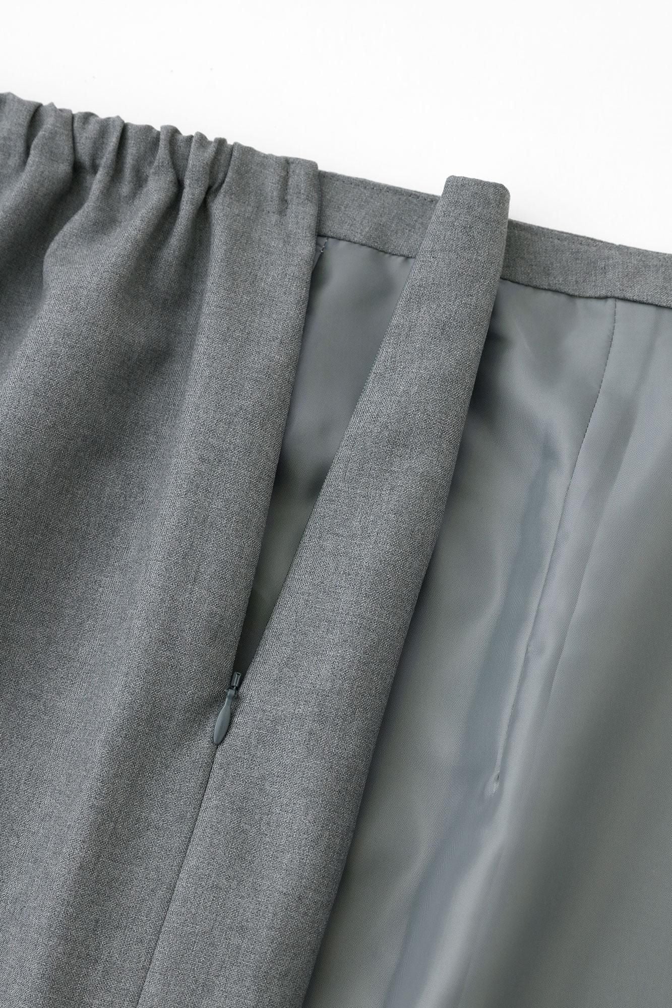 梳毛裹裙/紫灰色