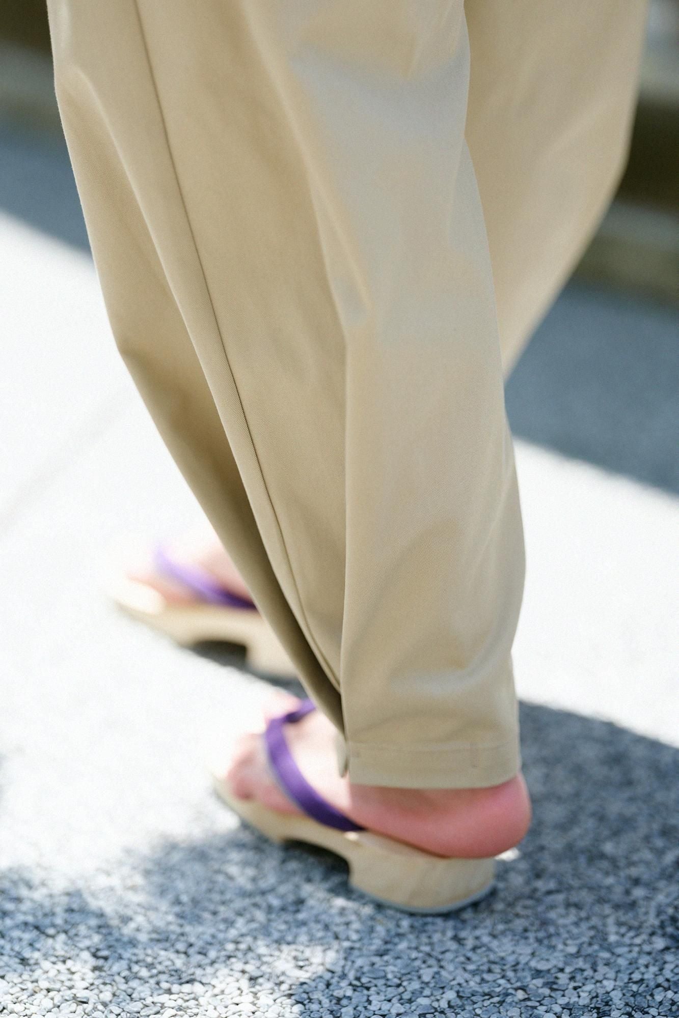 Hochdichtes Twillgewebe (Ninohida) Monpe Bud/Hashibamiiro