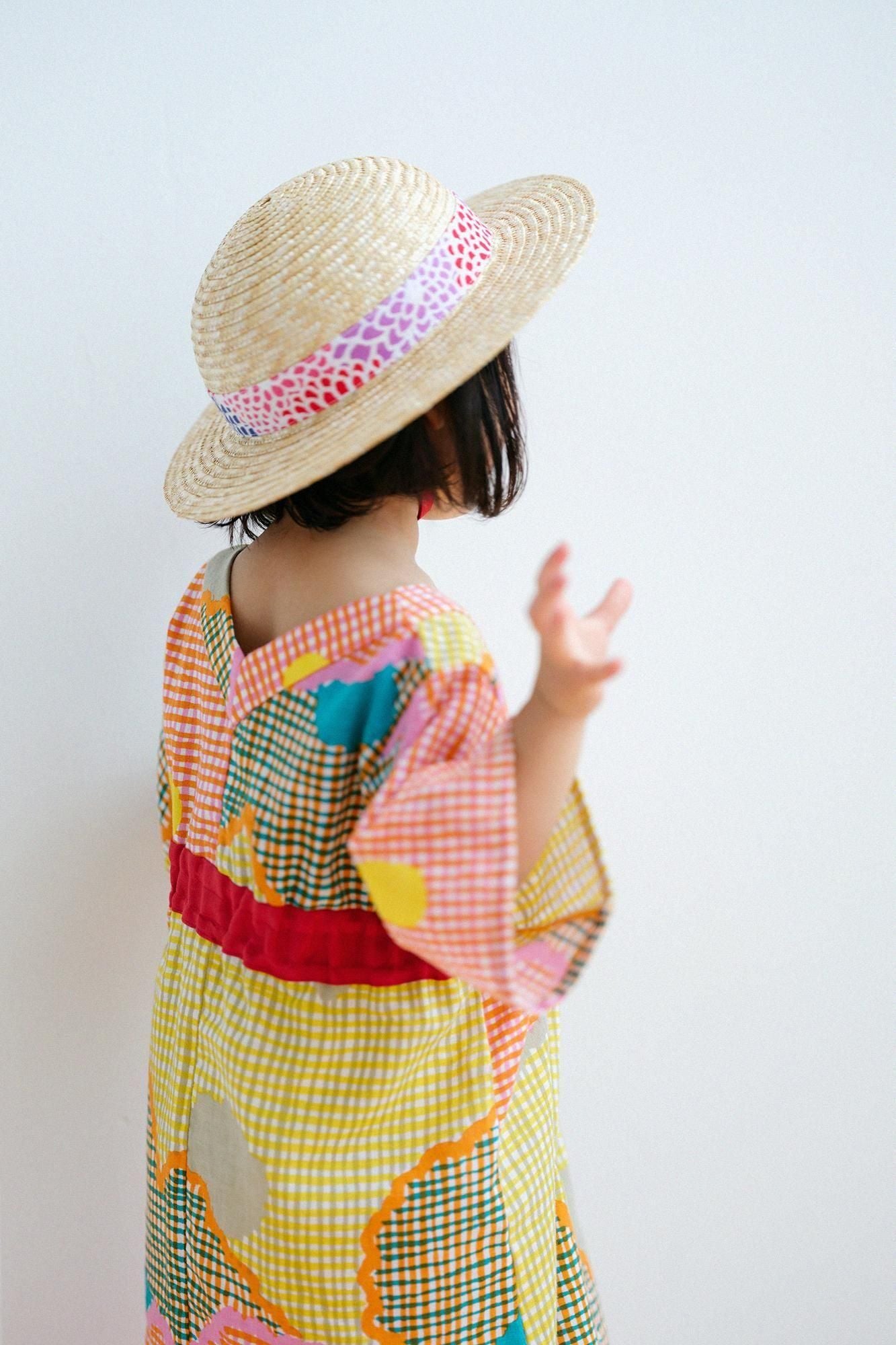 ●伊勢木棉浴衣形洋裝/彩彩