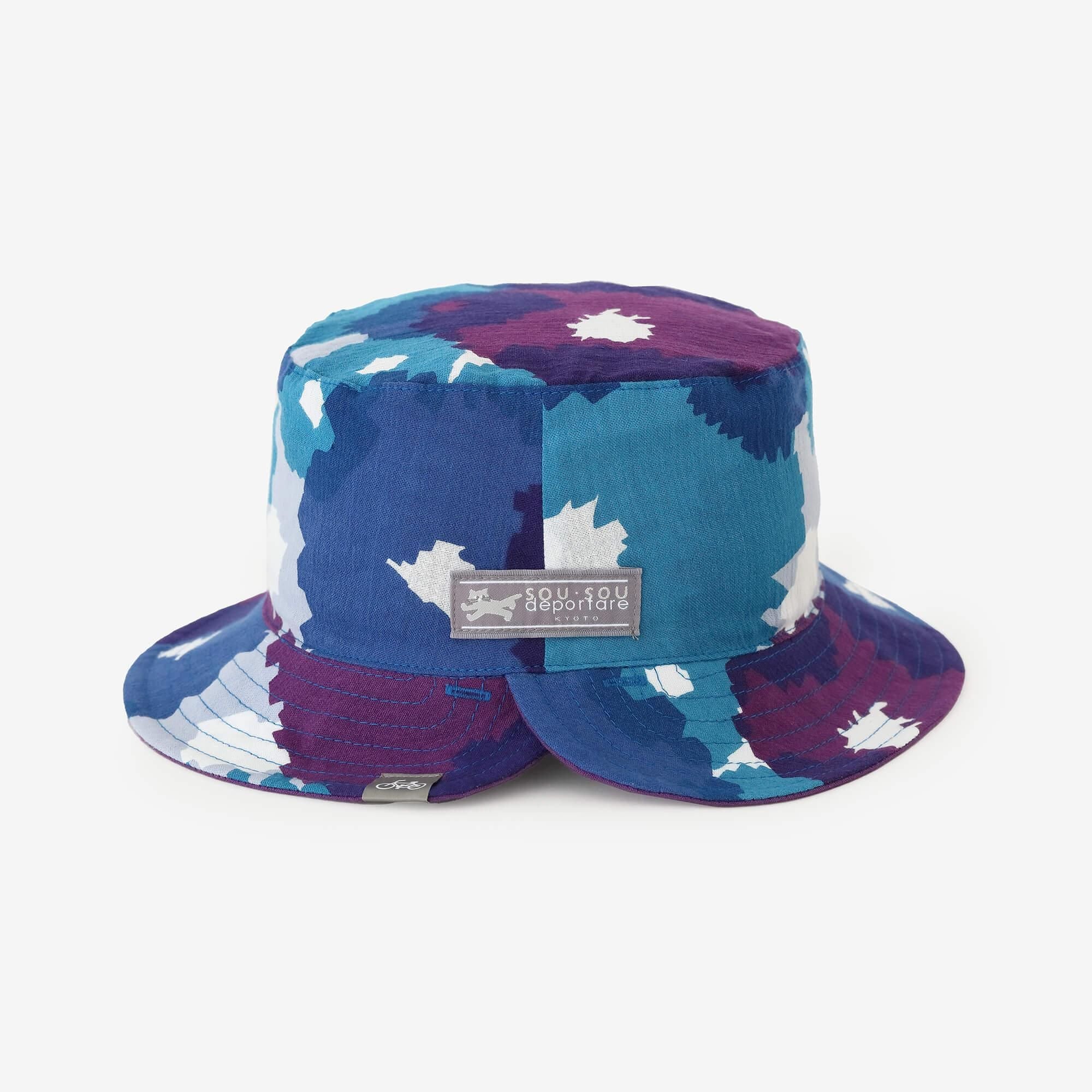 Chizimi Cotton 20/20 Reversible BIKE HAT / Full Bloom