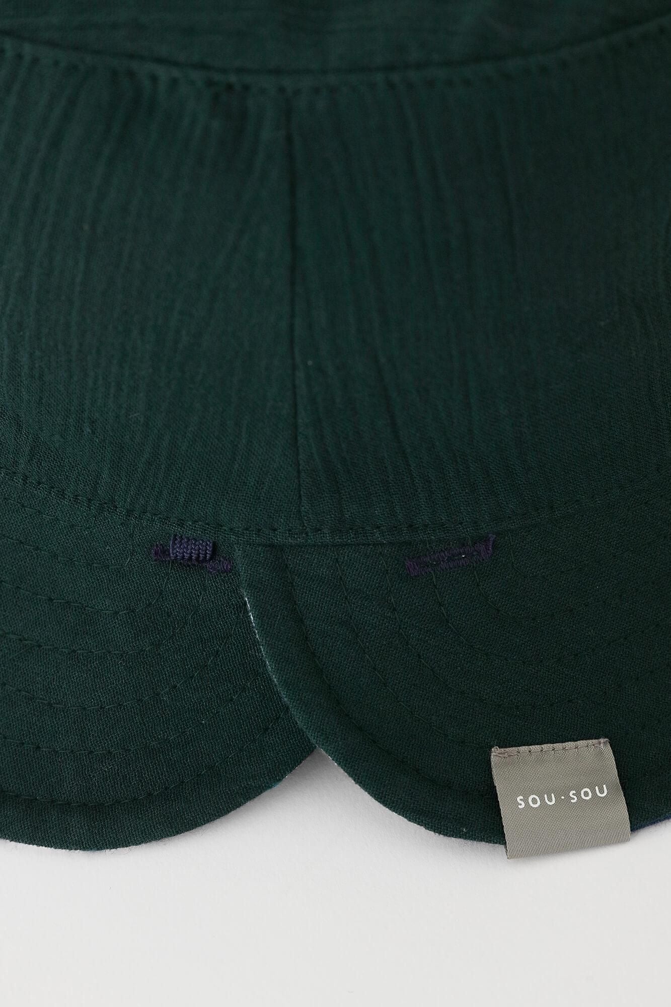 高島縮棉 20/20雙面用BIKE 帽子/綻放