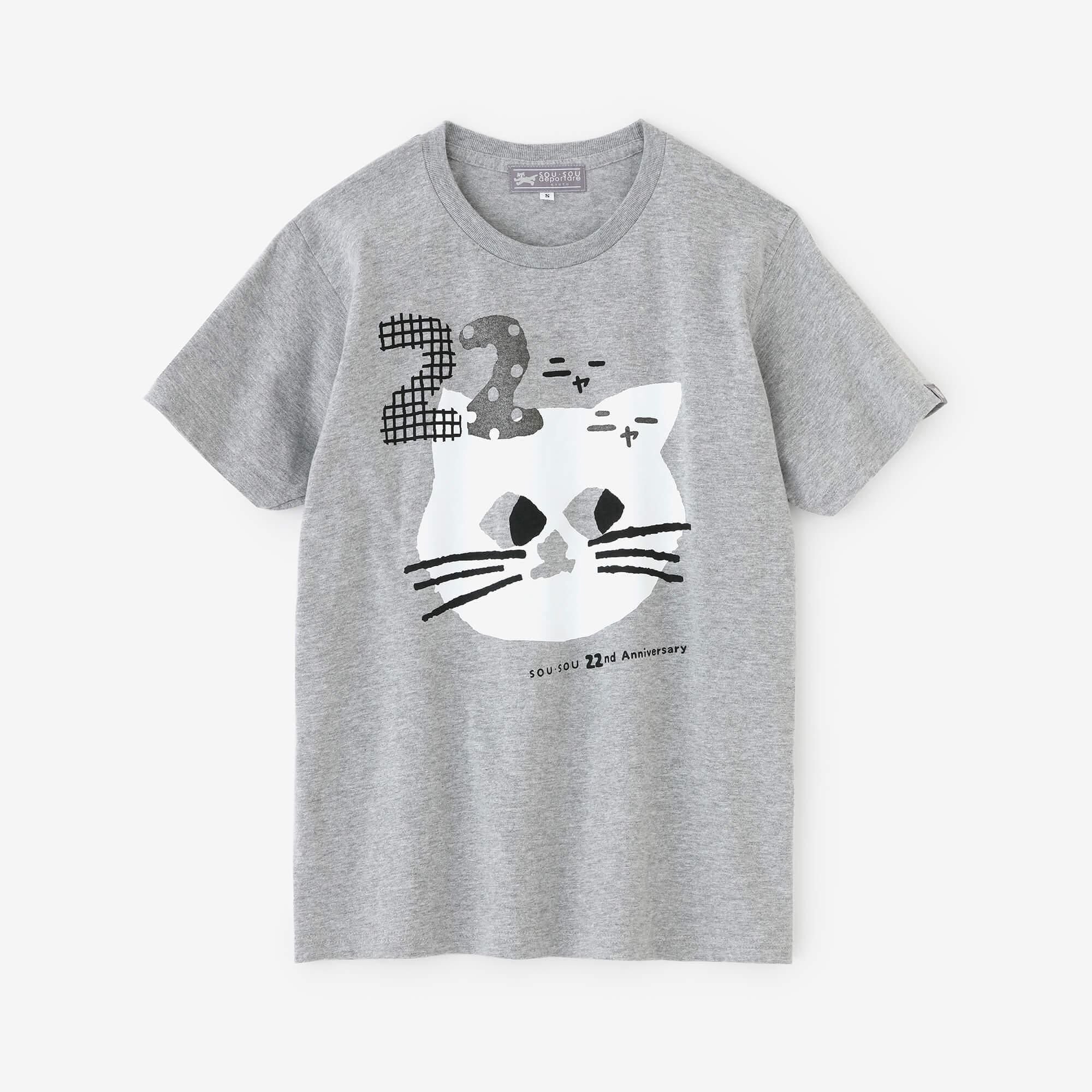 22nd Anniversary 半袖Tシャツ[5.0]／ヘザーグレー