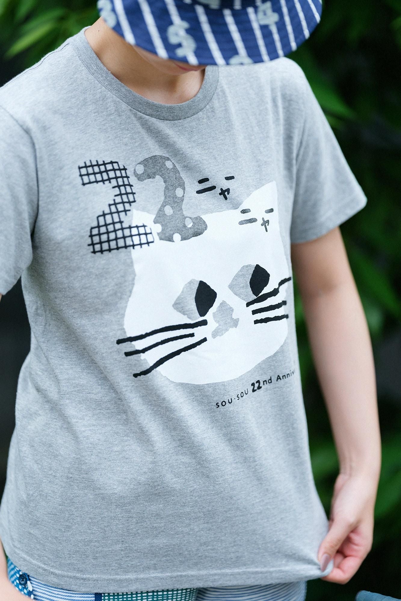 22週年紀念短袖T-shirt【5.0】/混灰色