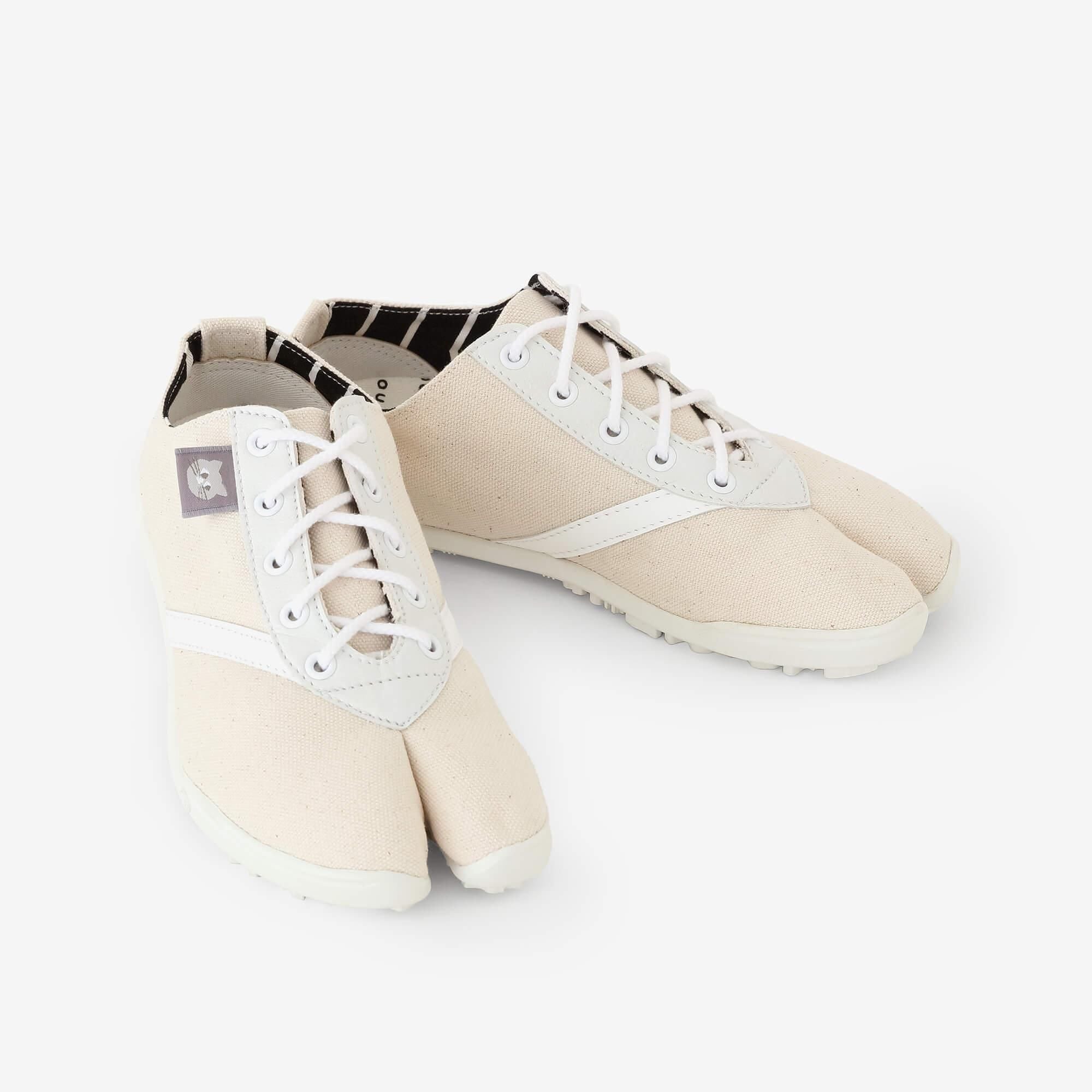 Athletic Tabi LOW Iroha-Sohle/Elfenbein