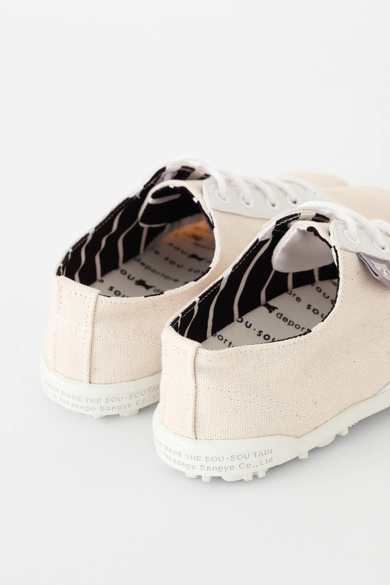 Athletic Tabi LOW Iroha-Sohle/Elfenbein