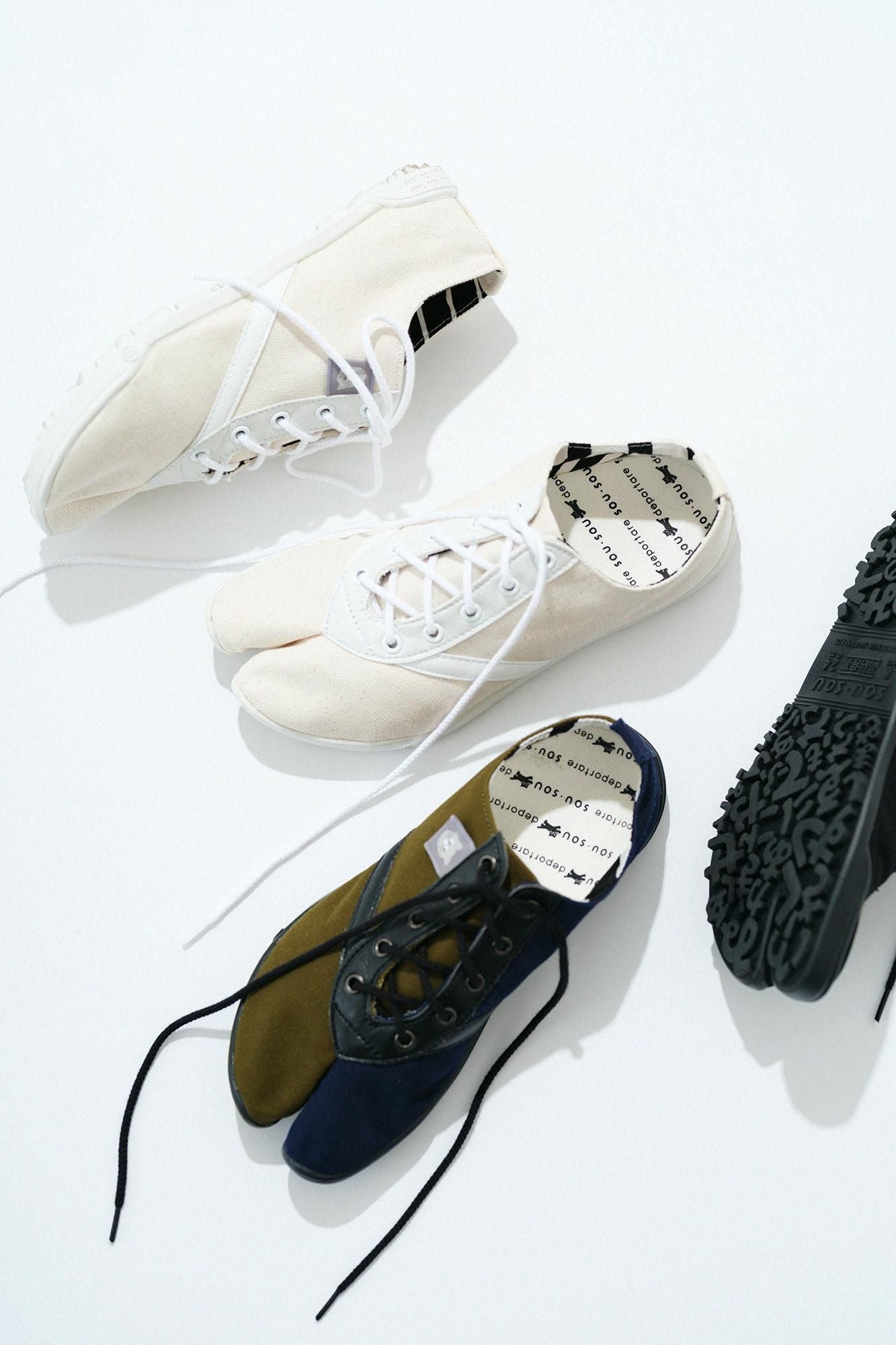 운동화 타비 낮은 이로하조쿠/카키 x 해군