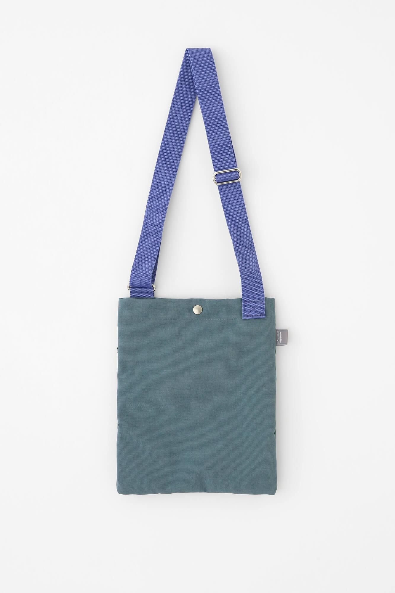 escape Nylon Sacoche Bag Small / Heather Blue