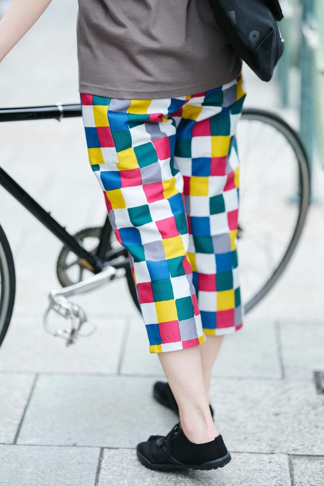 彈性多臂織BIKE 七分褲/日常