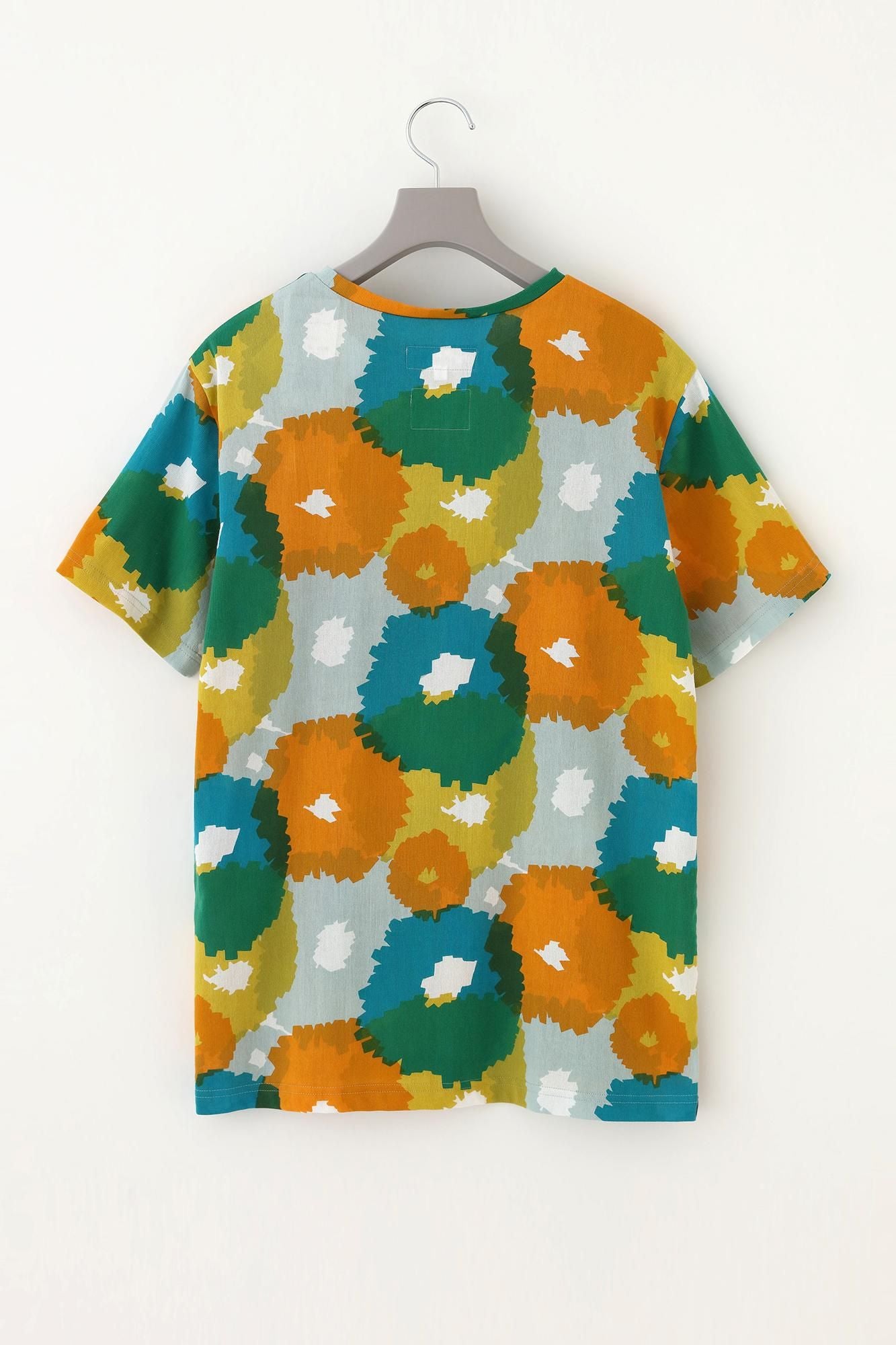 高島縮棉 40/40短袖T-shirt /盛開