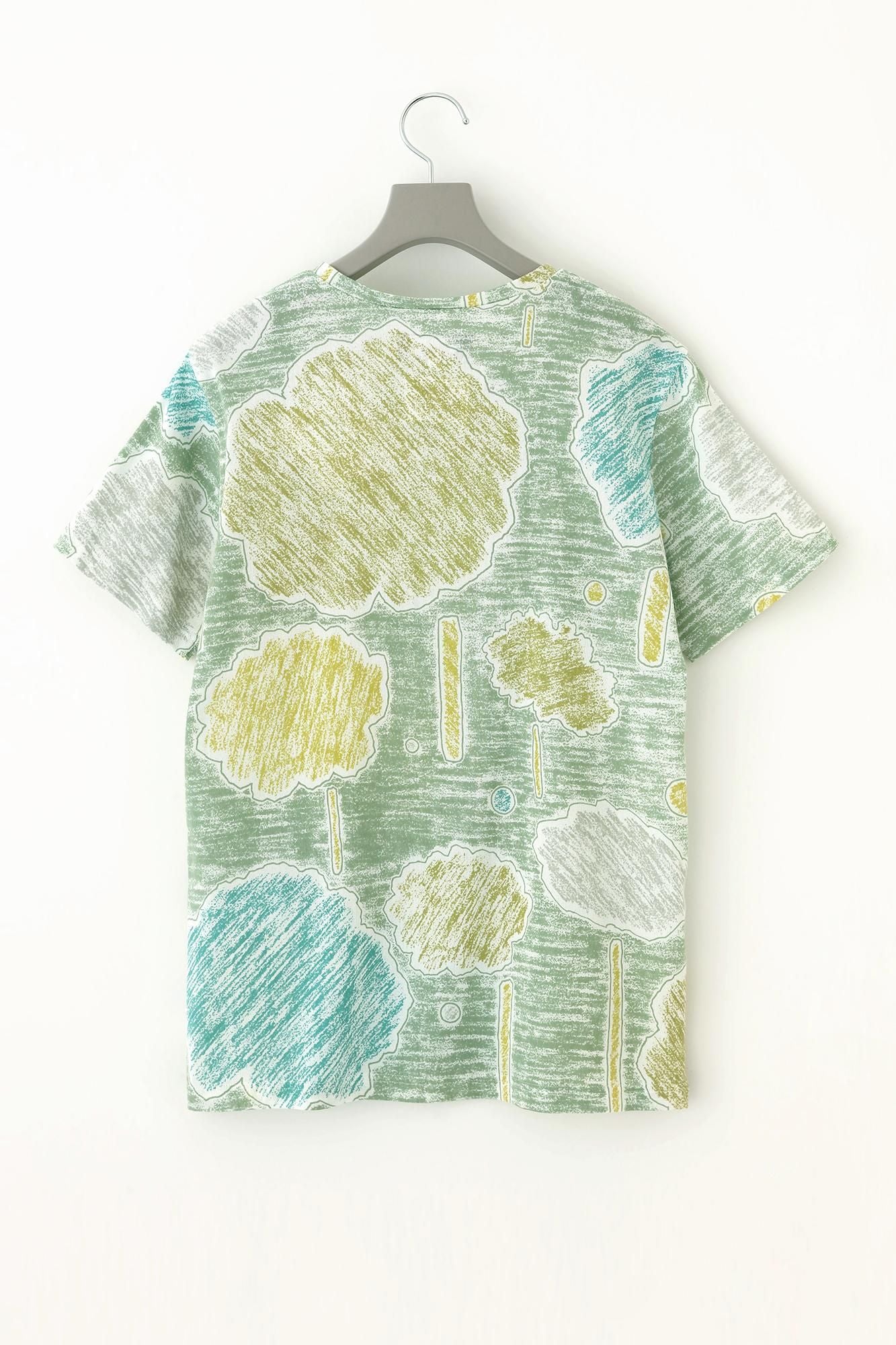 高島縮棉 40/40 短袖T-shirt/moko