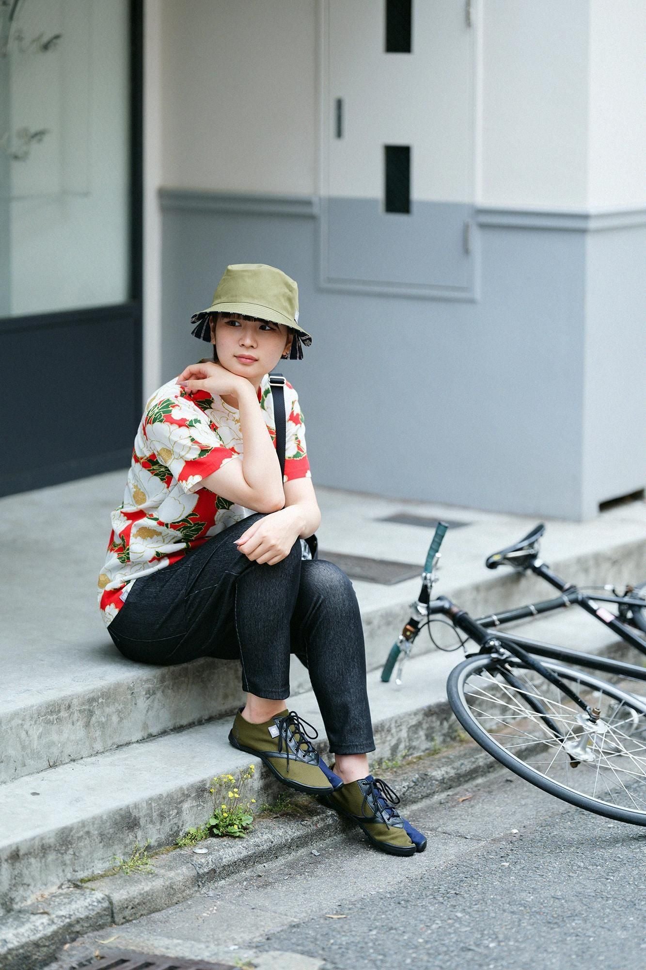 Takashima chiku 40/40短袖T恤/牡丹花(botan hanasaku)