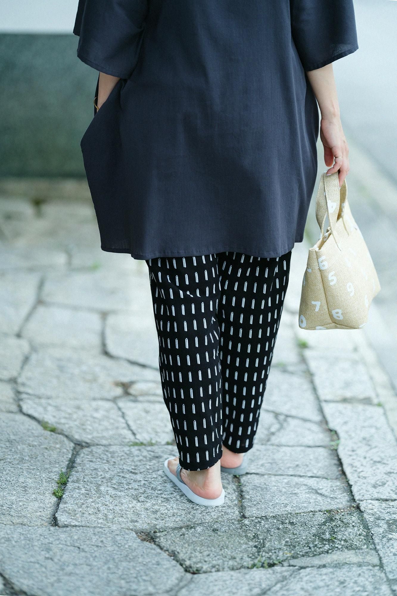 高島縮棉 20/20休閒窄管長褲/箱