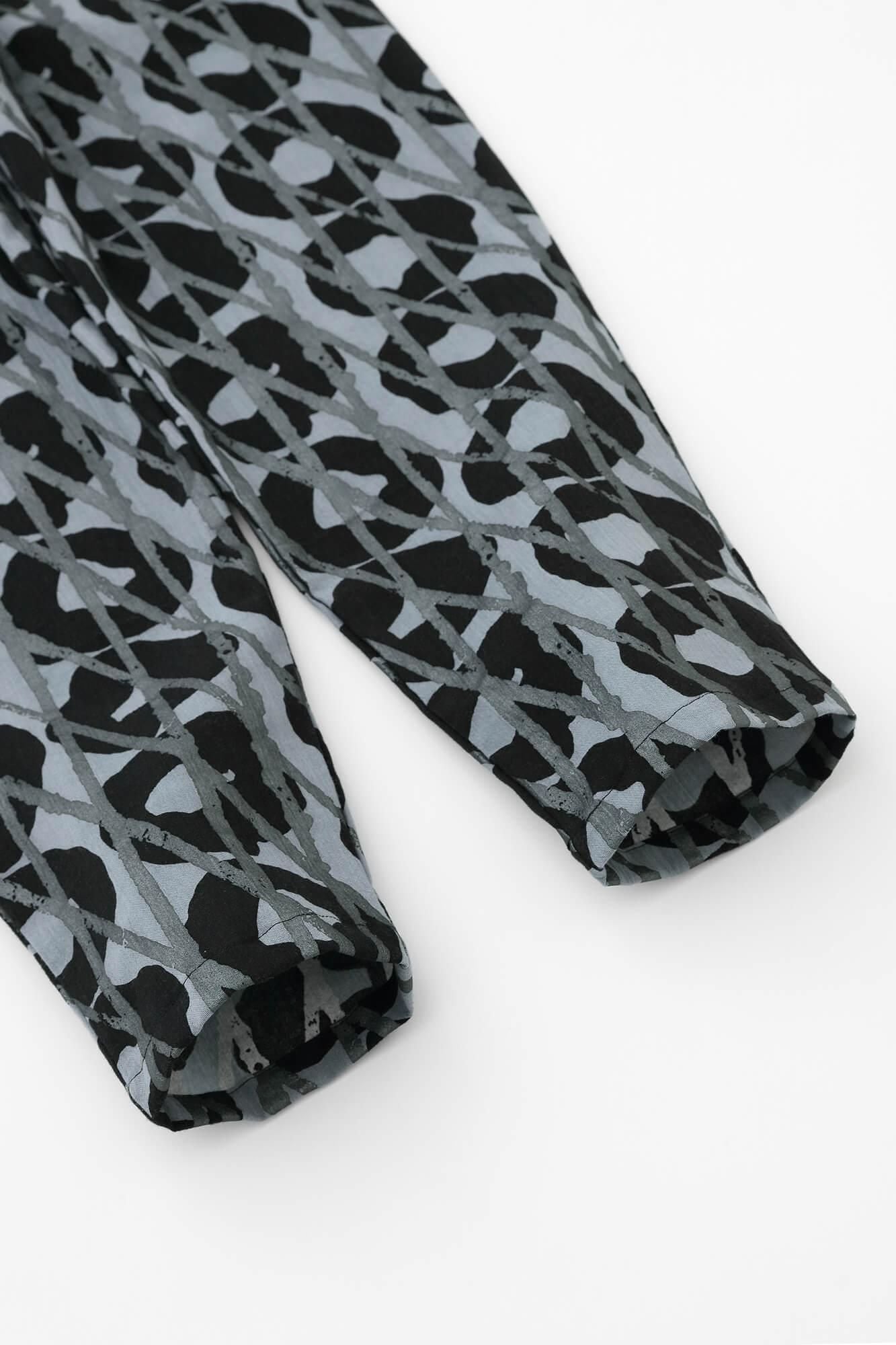 高島縮棉 20/20休閒窄管長褲/狂風暴雨