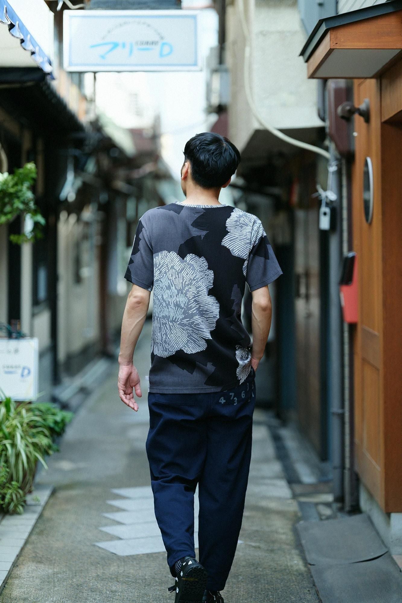 Takashima Chiku 40/40短袖T恤/牡丹