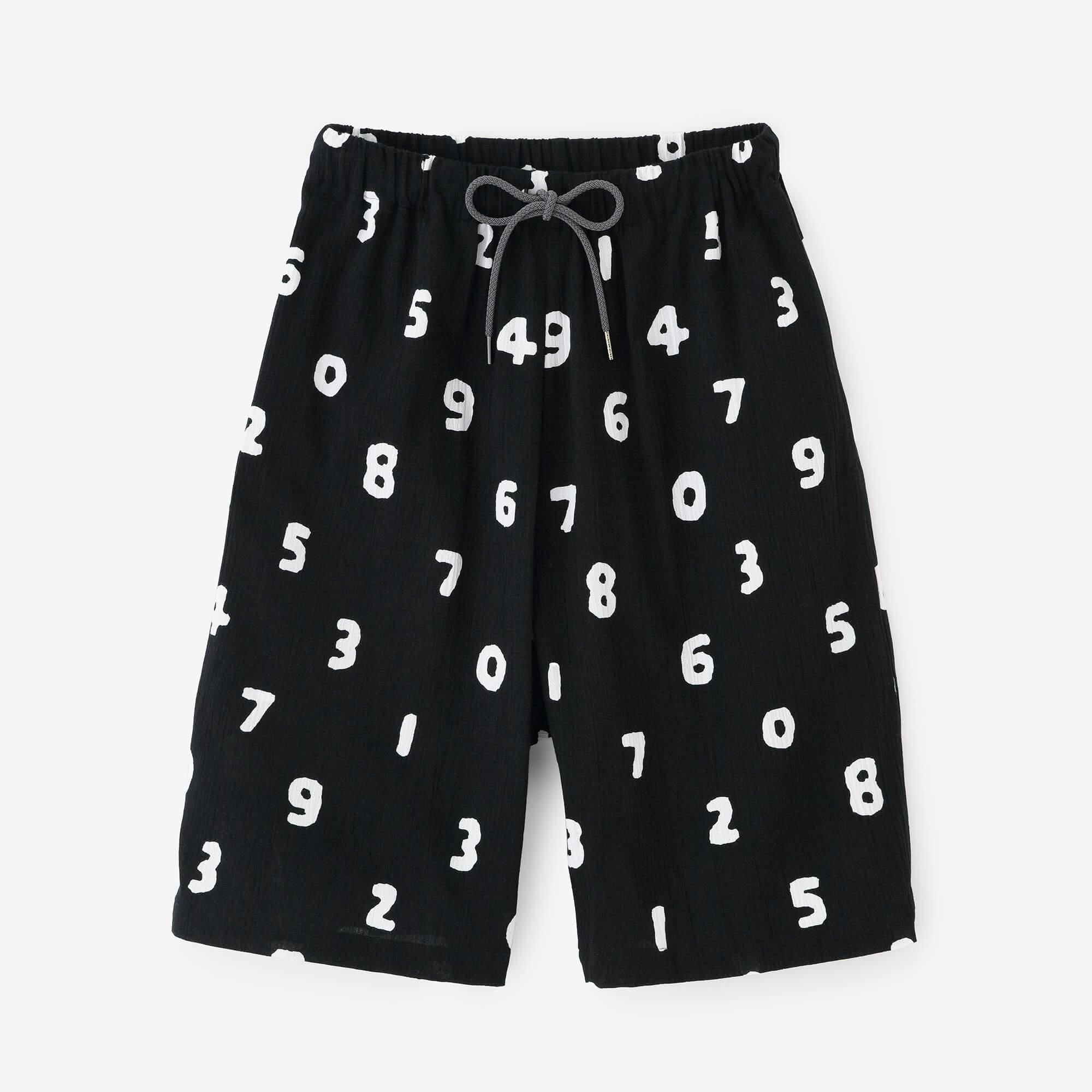 Chizimi Cotton 20/20 Easy Shorts / SO-SU-U Black