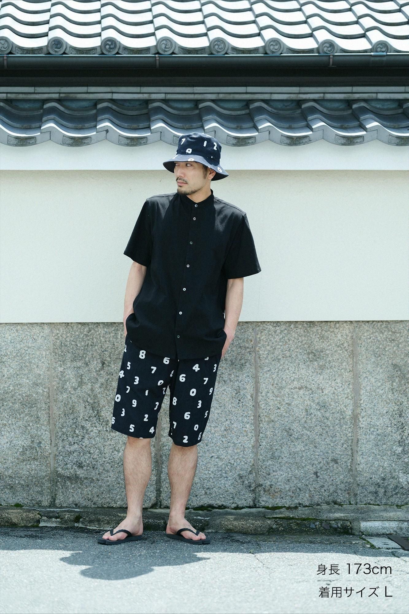 Chizimi Cotton 20/20 Easy Shorts / SO-SU-U Black