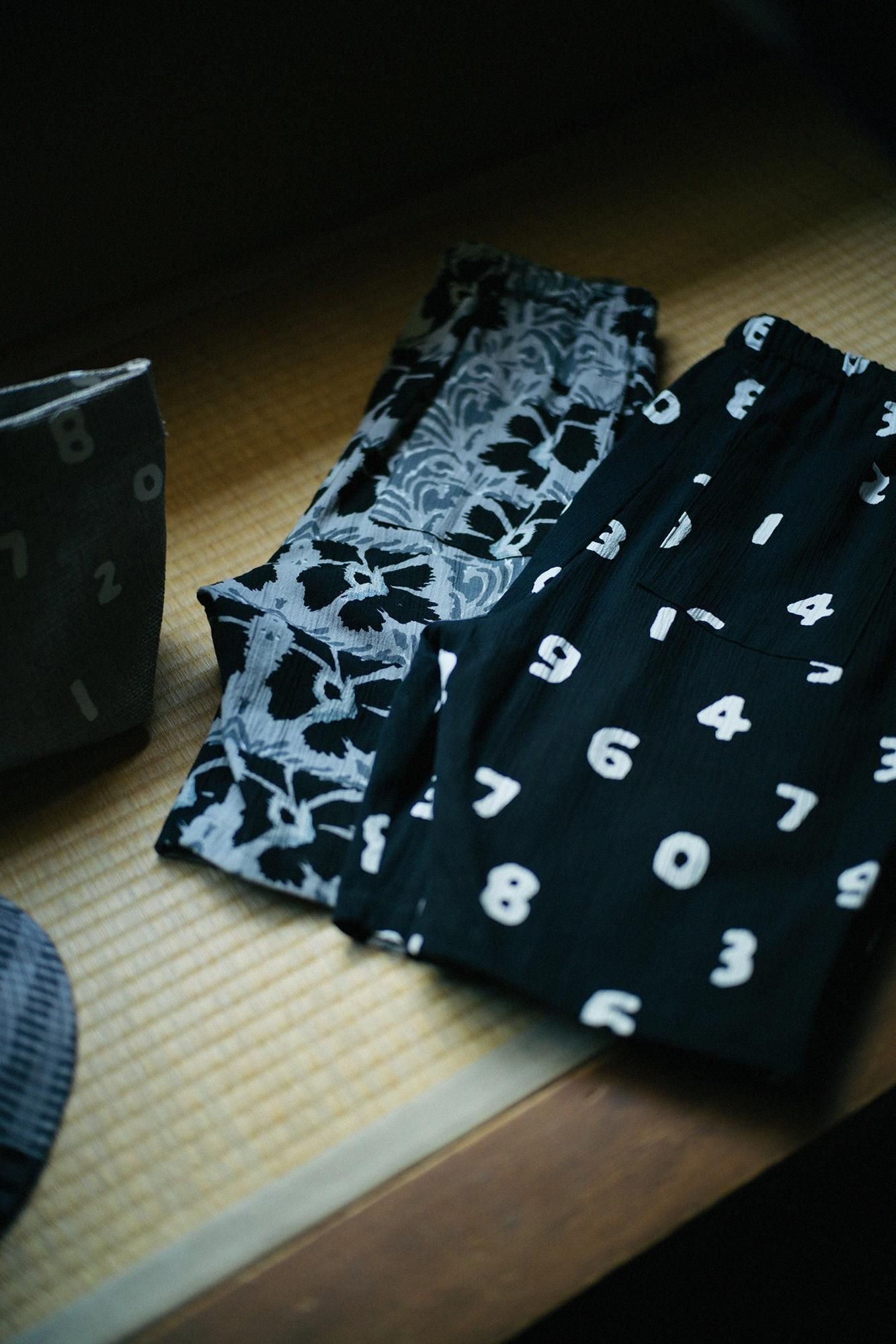 Chizimi Cotton 20/20 Easy Shorts / SO-SU-U Black