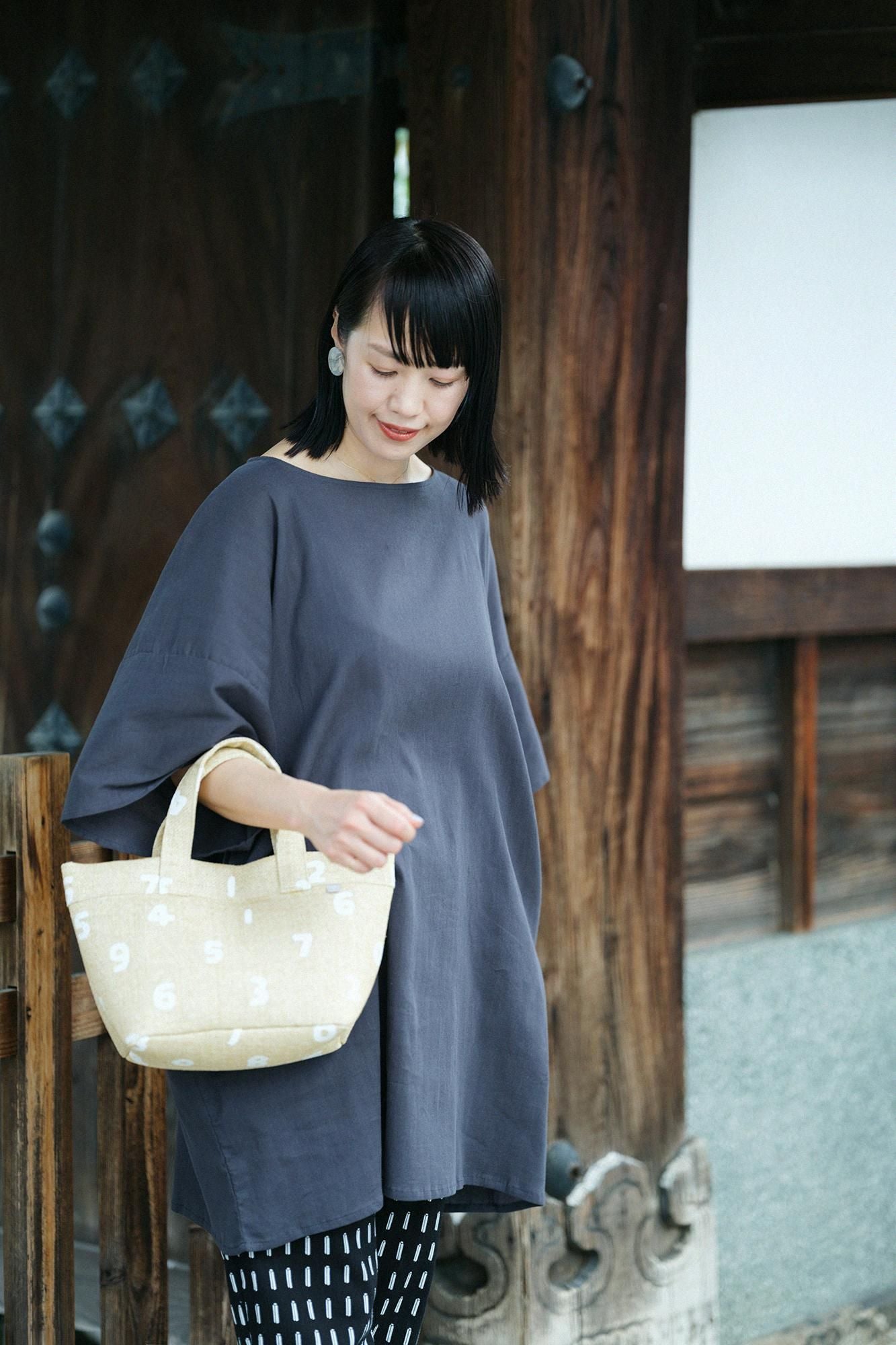 Panama Y. Tote Bag A5 / SO-SU-U Beige