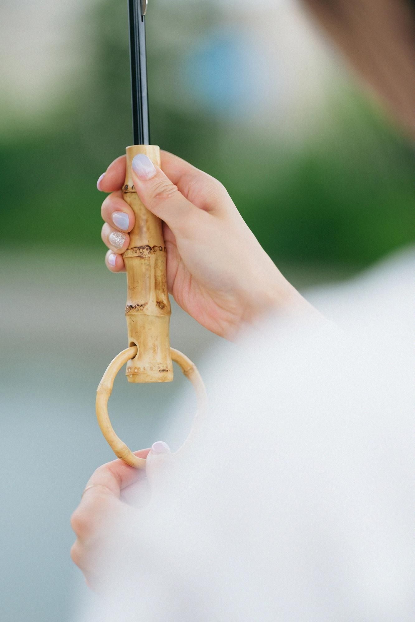 SOU・SOU×MOONBAT Gunnai Ori Carbon Regenschirm/Hohoemi