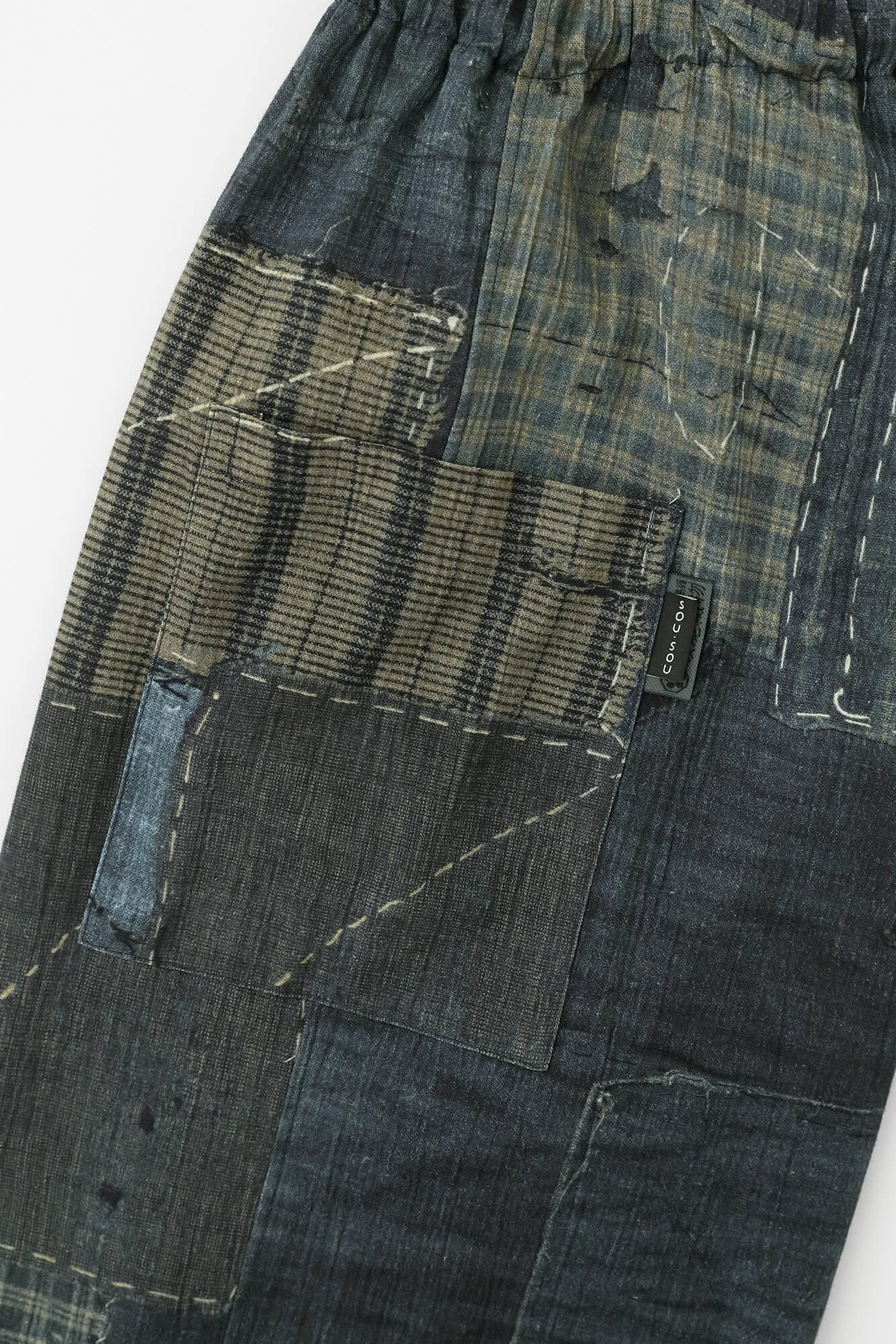 Chizimi Cotton 20/20 Harem Pants / BORO IJ