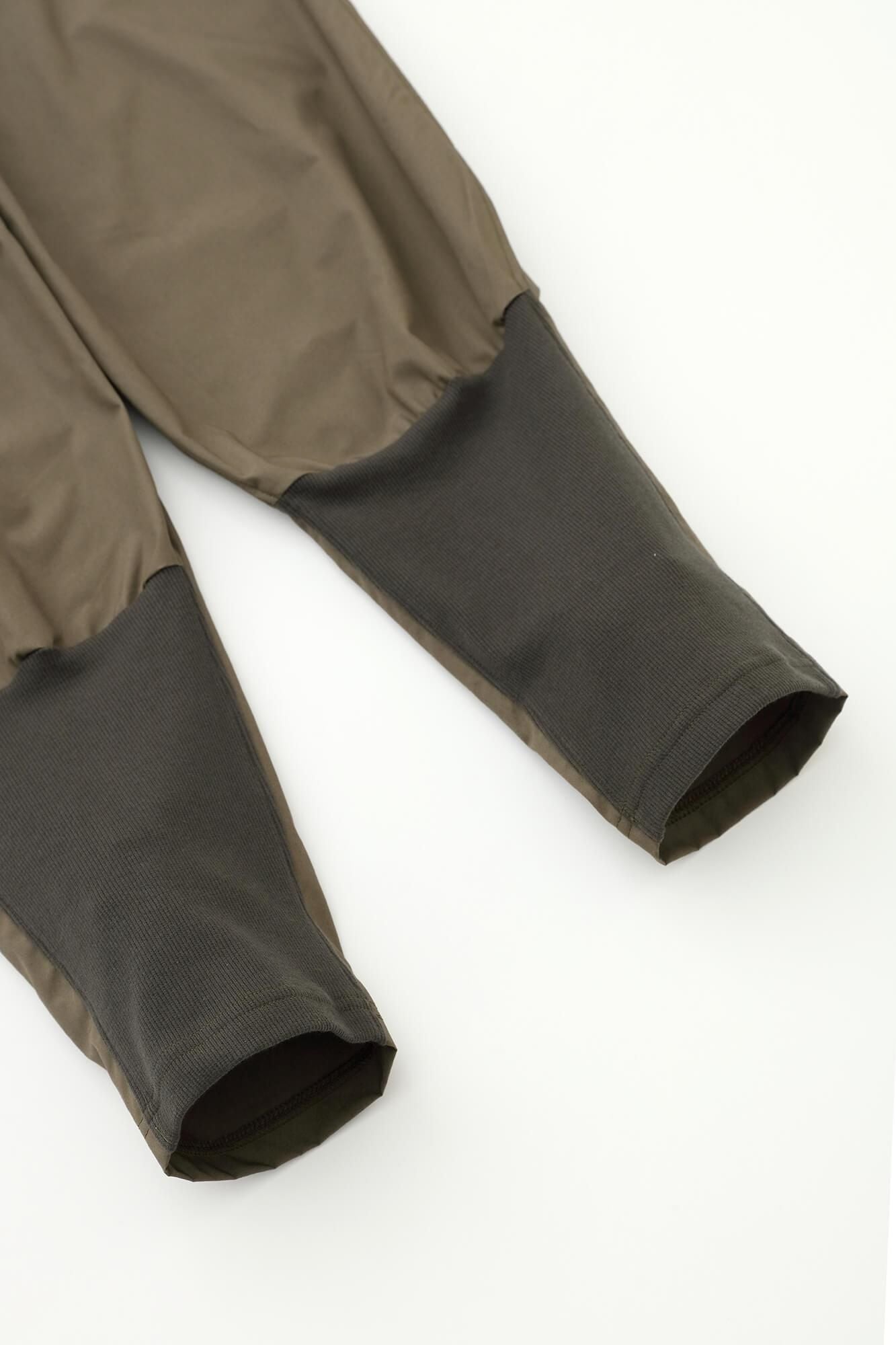 Long Staple Cotton Typewriter Cloth Harem Pants / Deep Tea Brown