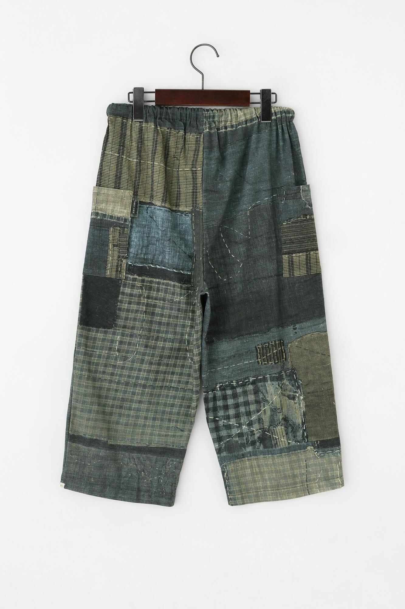 Chizimi Cotton 20/20 Skinny Pants / BORO IJ