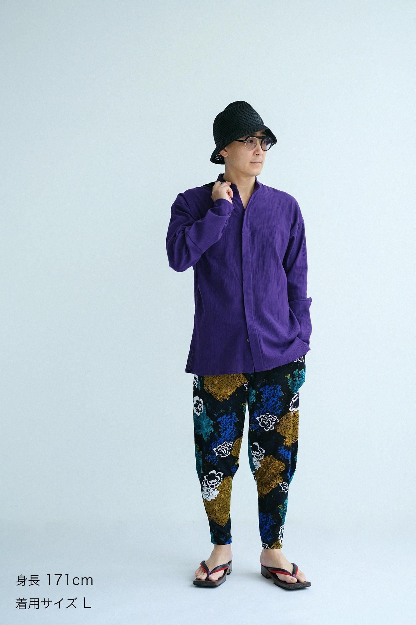 타카시마치지미 20/20 타치에리 츠츠소데신이(Tsutosode Shini) / Purple Navy Blue (남색)