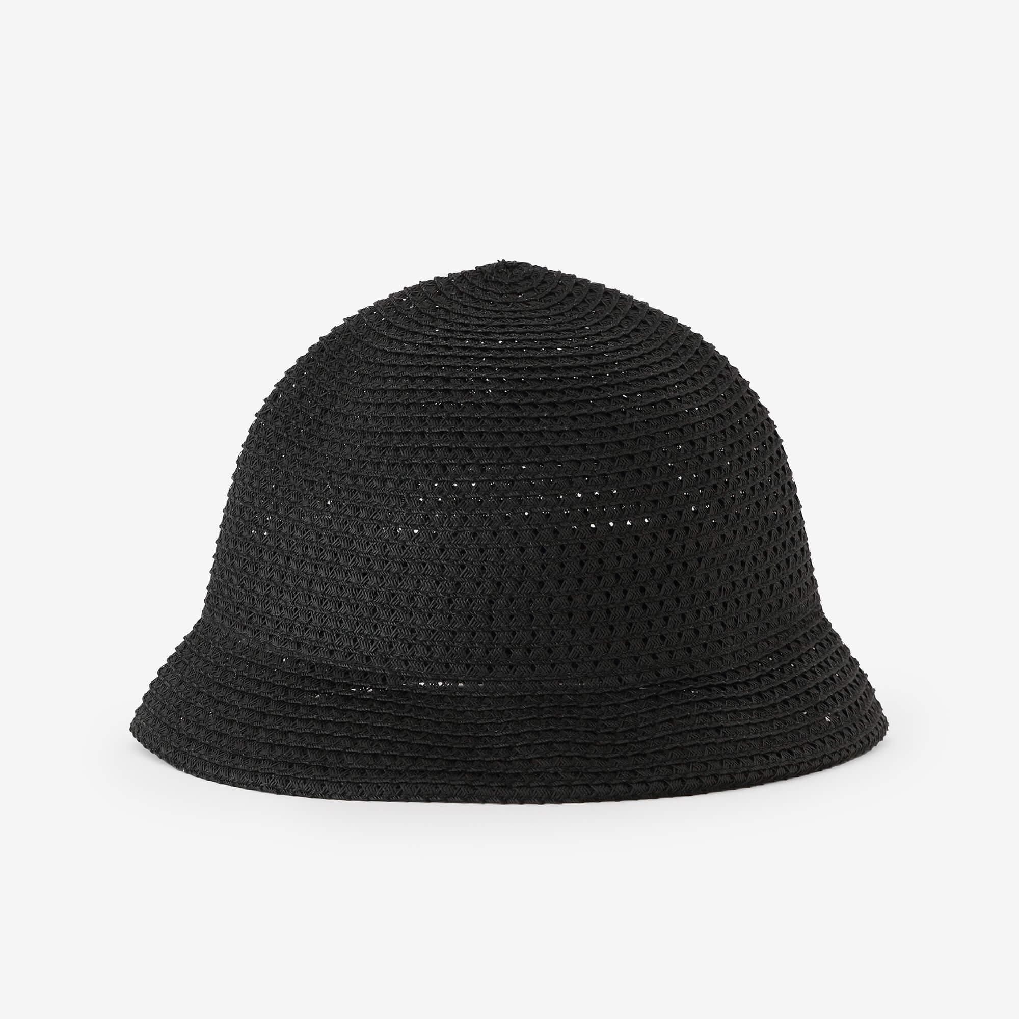 鑽石編織尾張笠/黑色