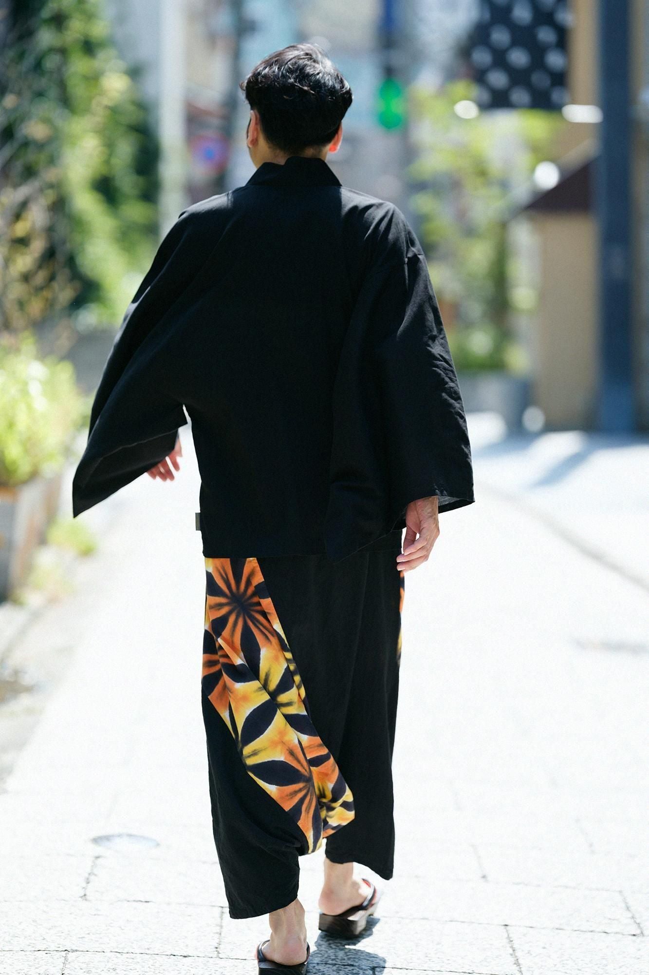 Mari-Baumwolle Arimatsu Narumi Shibori Ise-Baumwolle 20/20 Leinenmischung Fuji / Sekka Issen