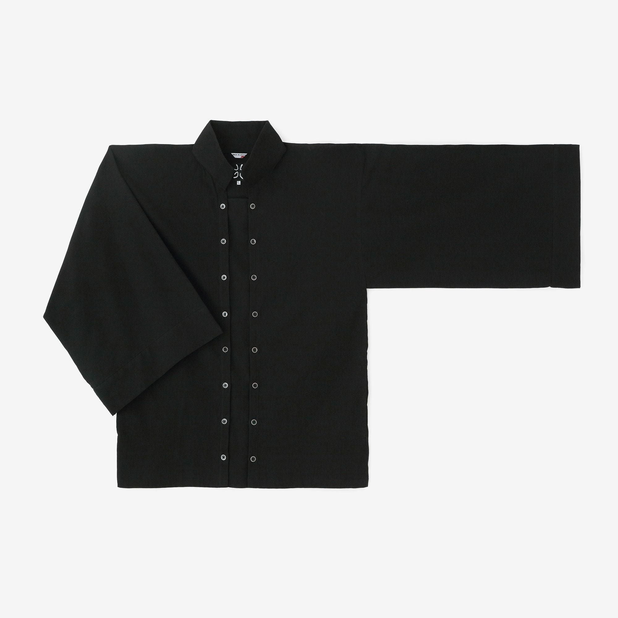 海島綿(かいとうめん) 高島縮 40/40 陣風靡(じんふうび)/濡羽色(ぬればいろ)