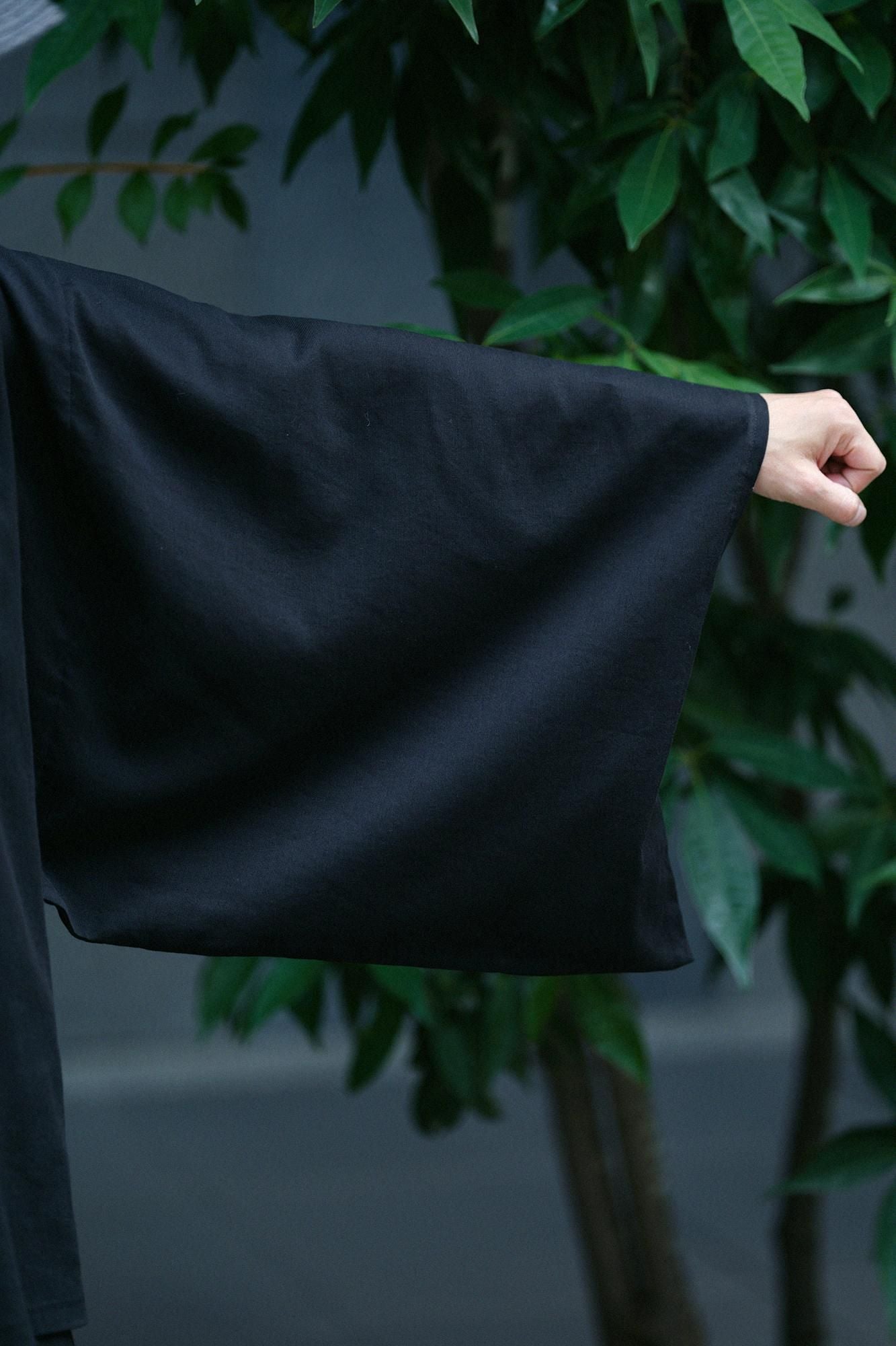 Kaitoume棉花takashima chiku 40/40半胶角袖炉(Haneriri kakusode de Fuubi) /湿羽毛颜色(Nuarairo)