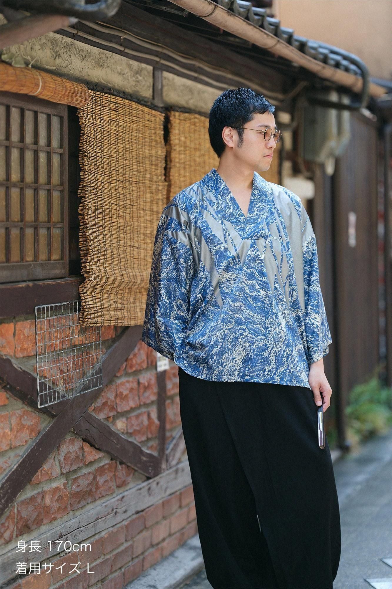 缎纹 (fuuubi) 内衣 (shini) 颈纹 (kubinukimonyo)/薄冰风景 (usurabigeshiki) 青金石 (ruli color)