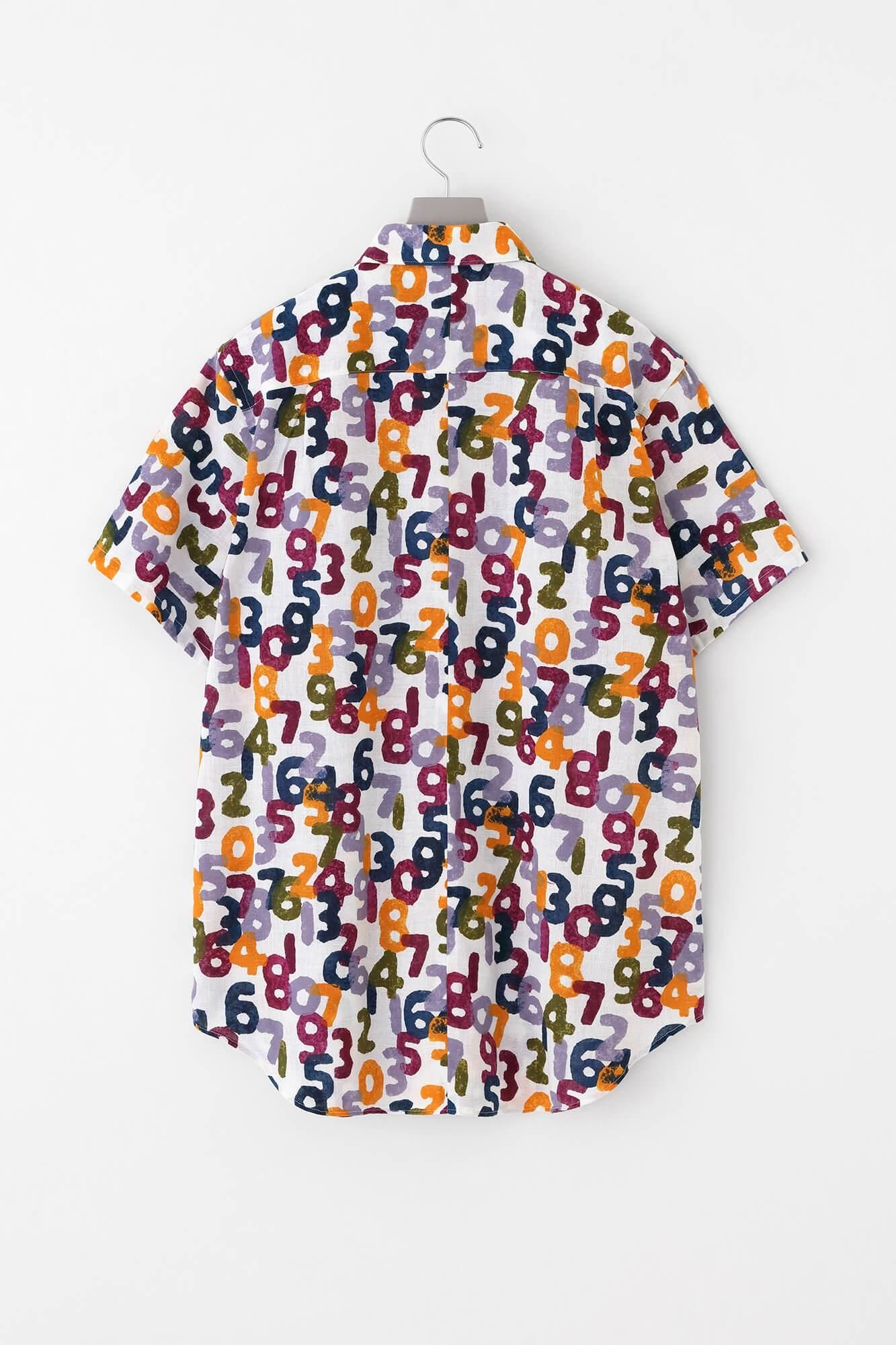 【官網限定】伊勢木棉文/短袖襯衫SO-SU-U十數繽紛秋收