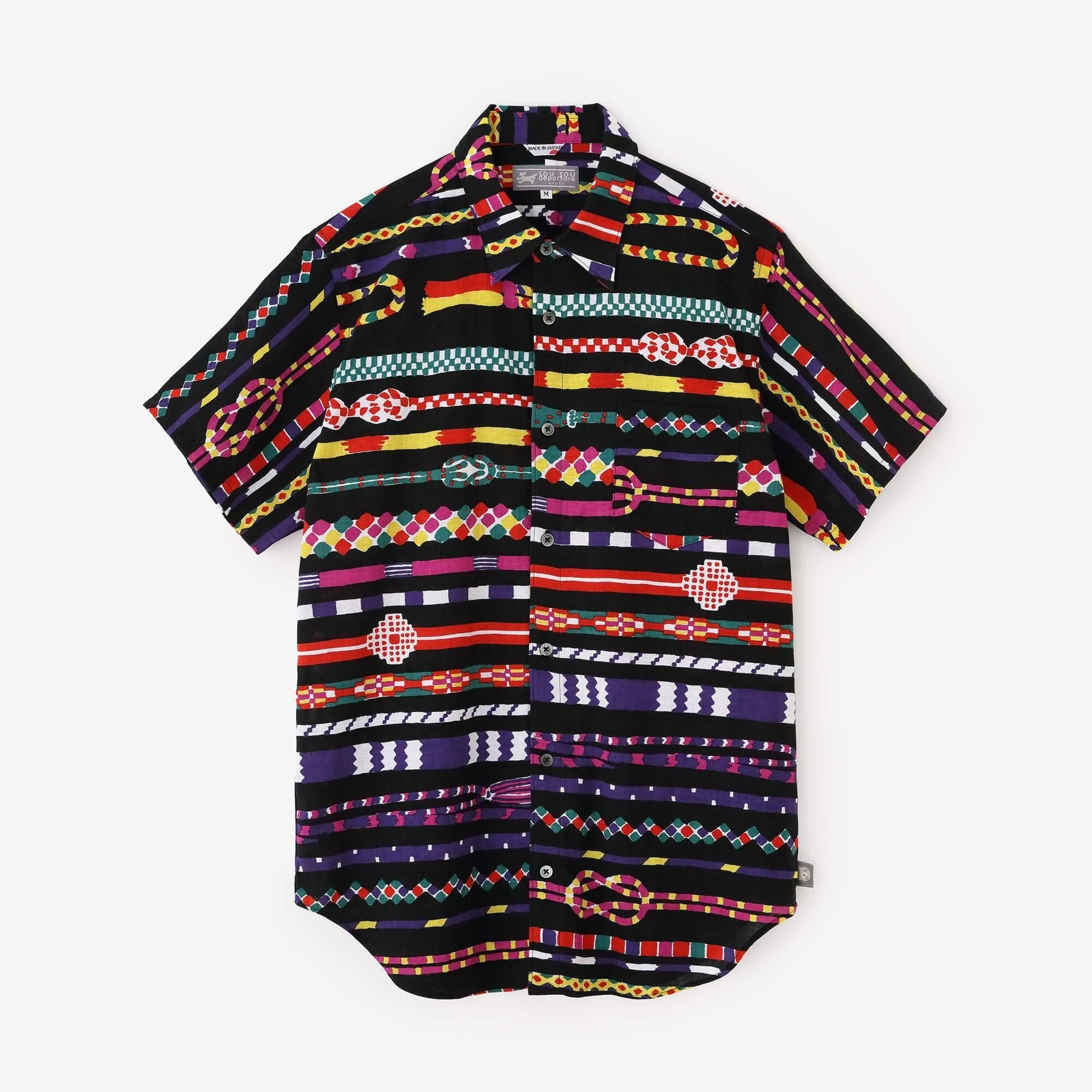 【官網限定】伊勢木棉文/.短袖襯衫編繩