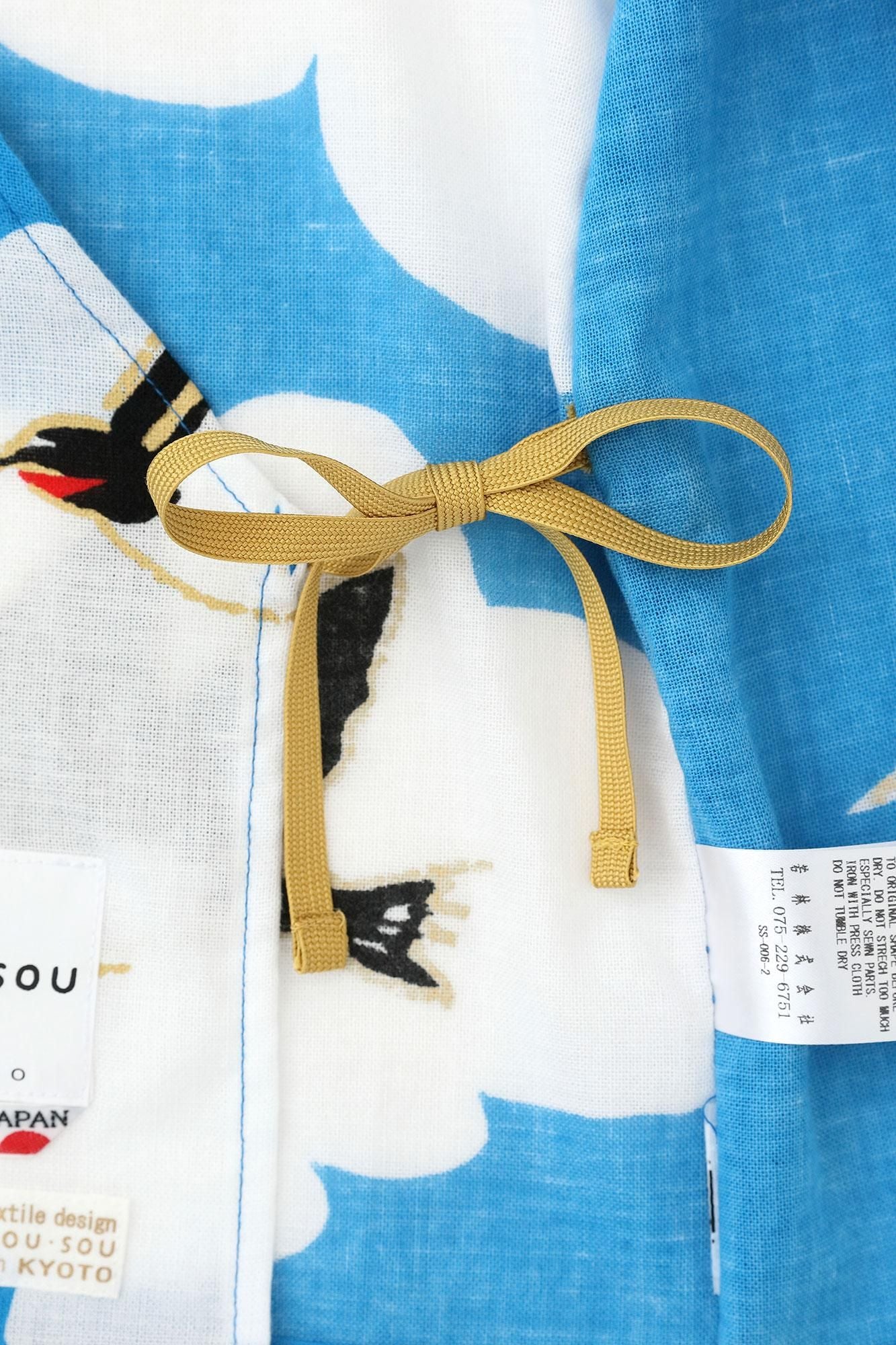 ●伊勢木棉簡易浴衣(紅帶)/玄鳥至