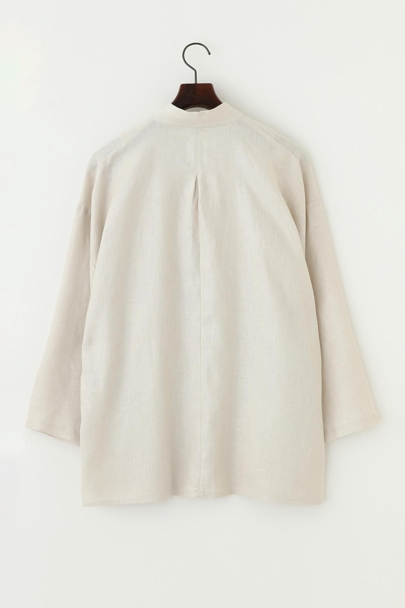 麻 信秀草衣(しんしゅうそうい) 上(うえ)/象牙色(ぞうげいろ)