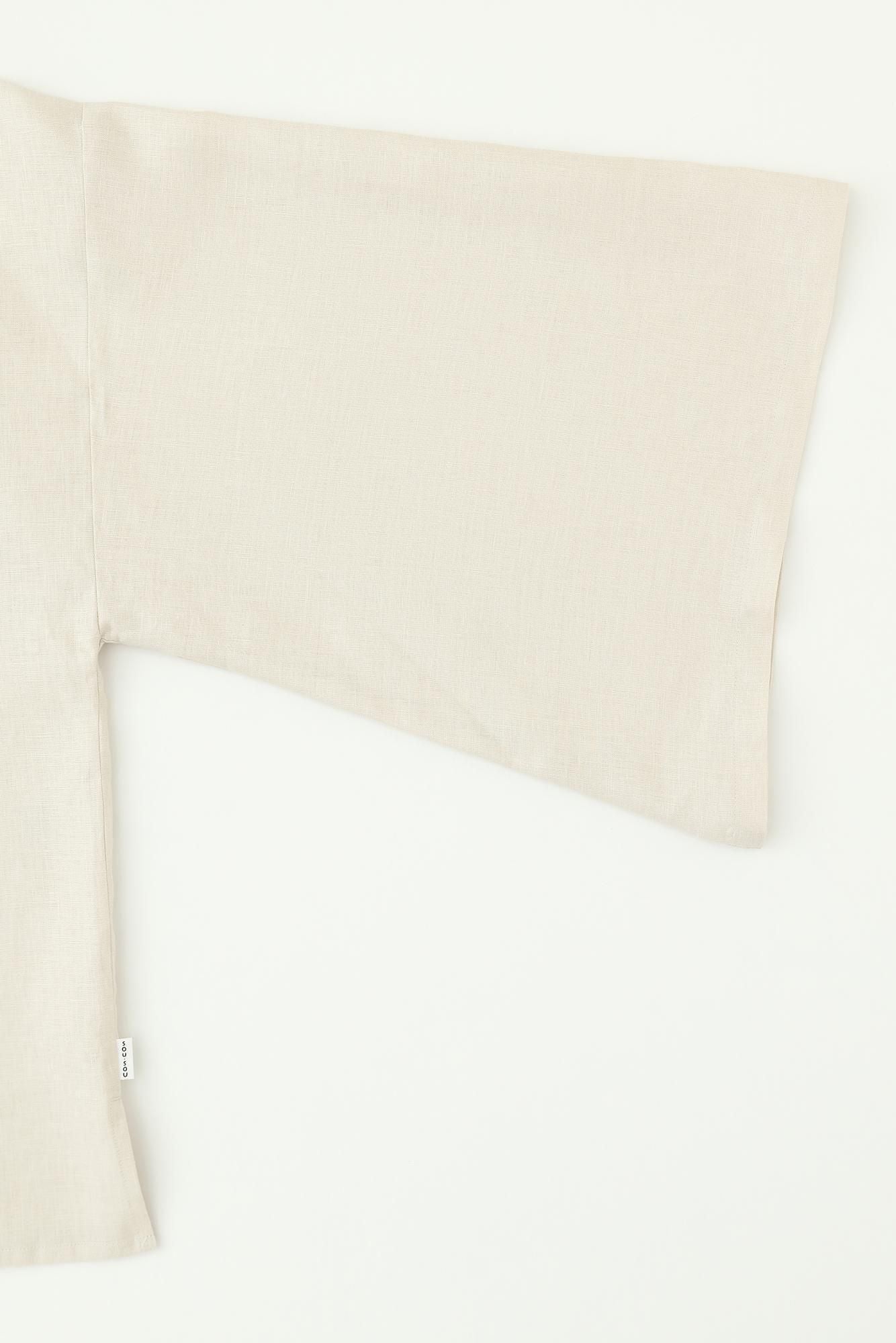 麻 信秀草衣(しんしゅうそうい) 上(うえ)/象牙色(ぞうげいろ)