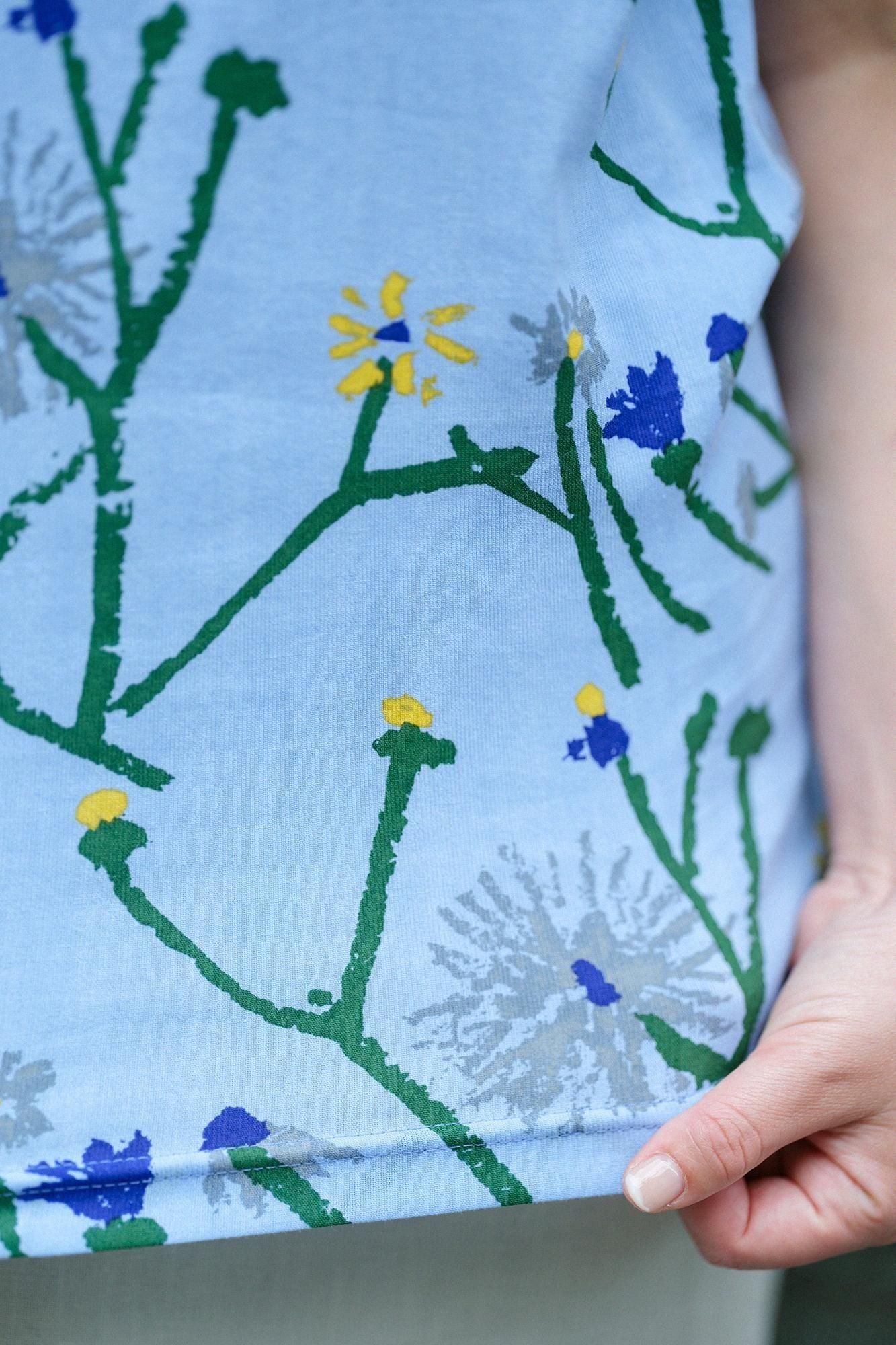 타카시마치지미 40/40 히후지반 반팔/산책길