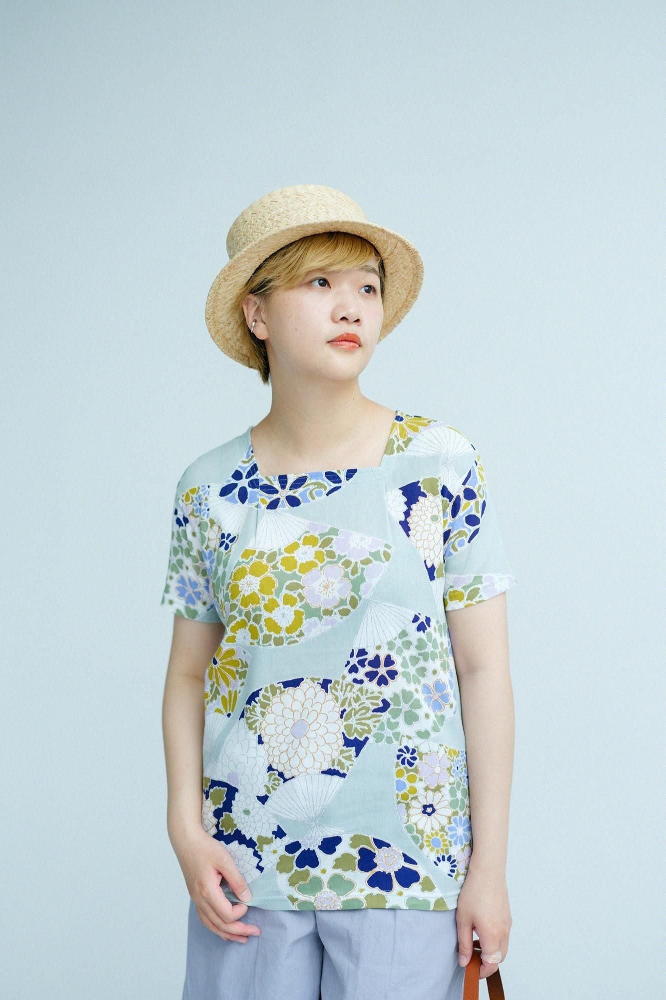 takashima chiku 40/40风吉班短袖/风扇yanagi nezu