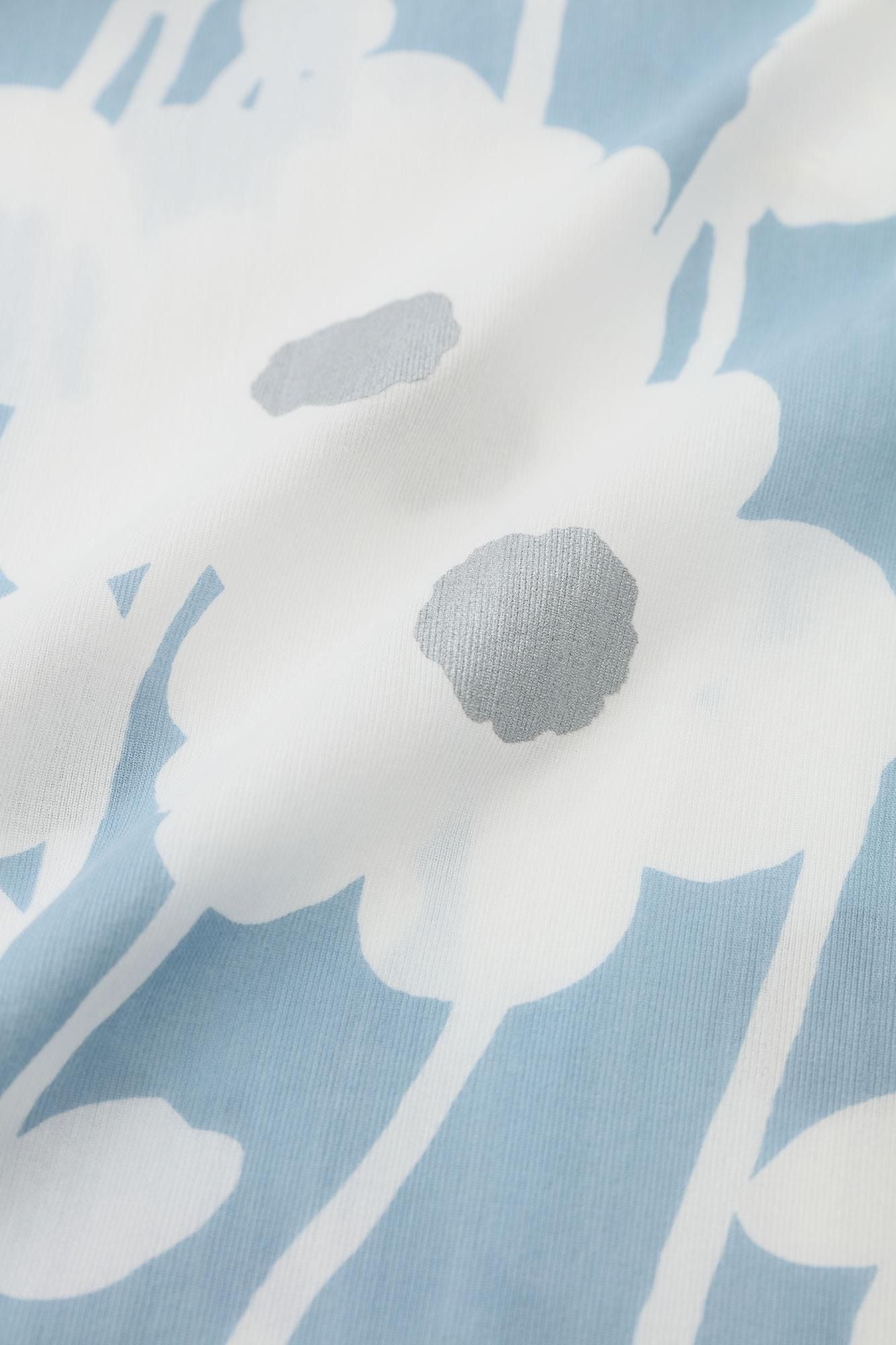 Takashima高島縮棉 40/40方領上衣六分袖/日向取暖曙暮光