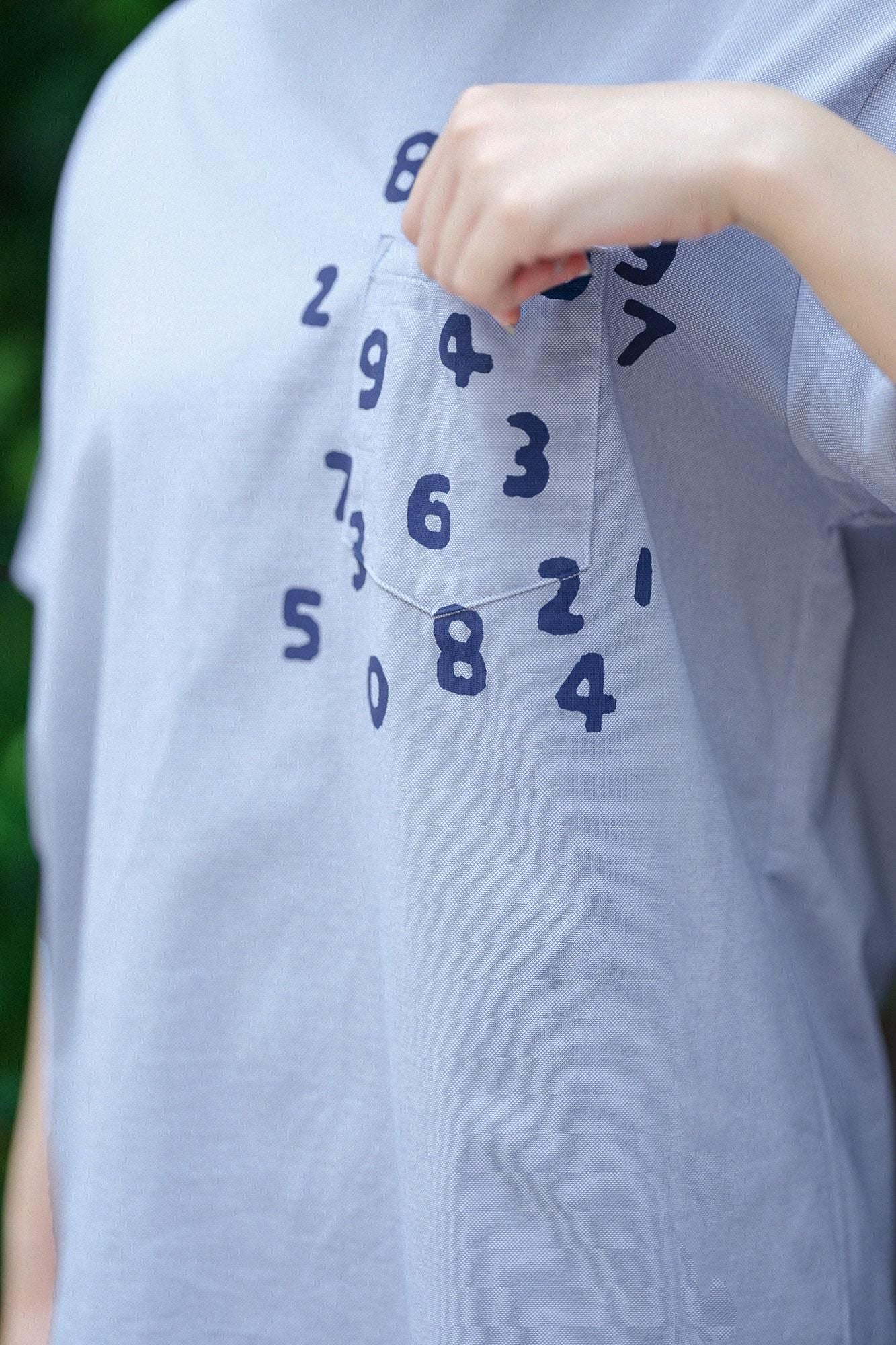 C/CM(R)カノコ 半袖ポケット BIG T/ラベンダーグレー