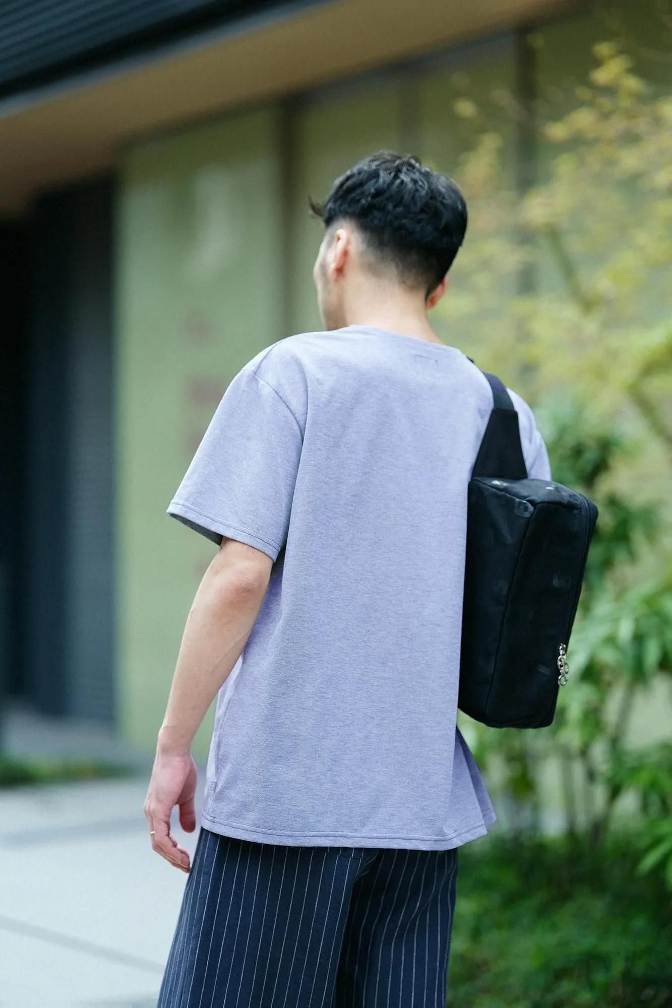 C/CM(R)カノコ 半袖ポケット BIG T/ラベンダーグレー