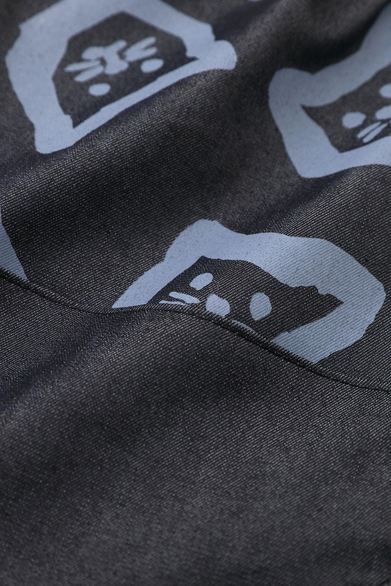 ●Men x Cool Motion (R)和服帶長褲/小貓處處深藍Moku