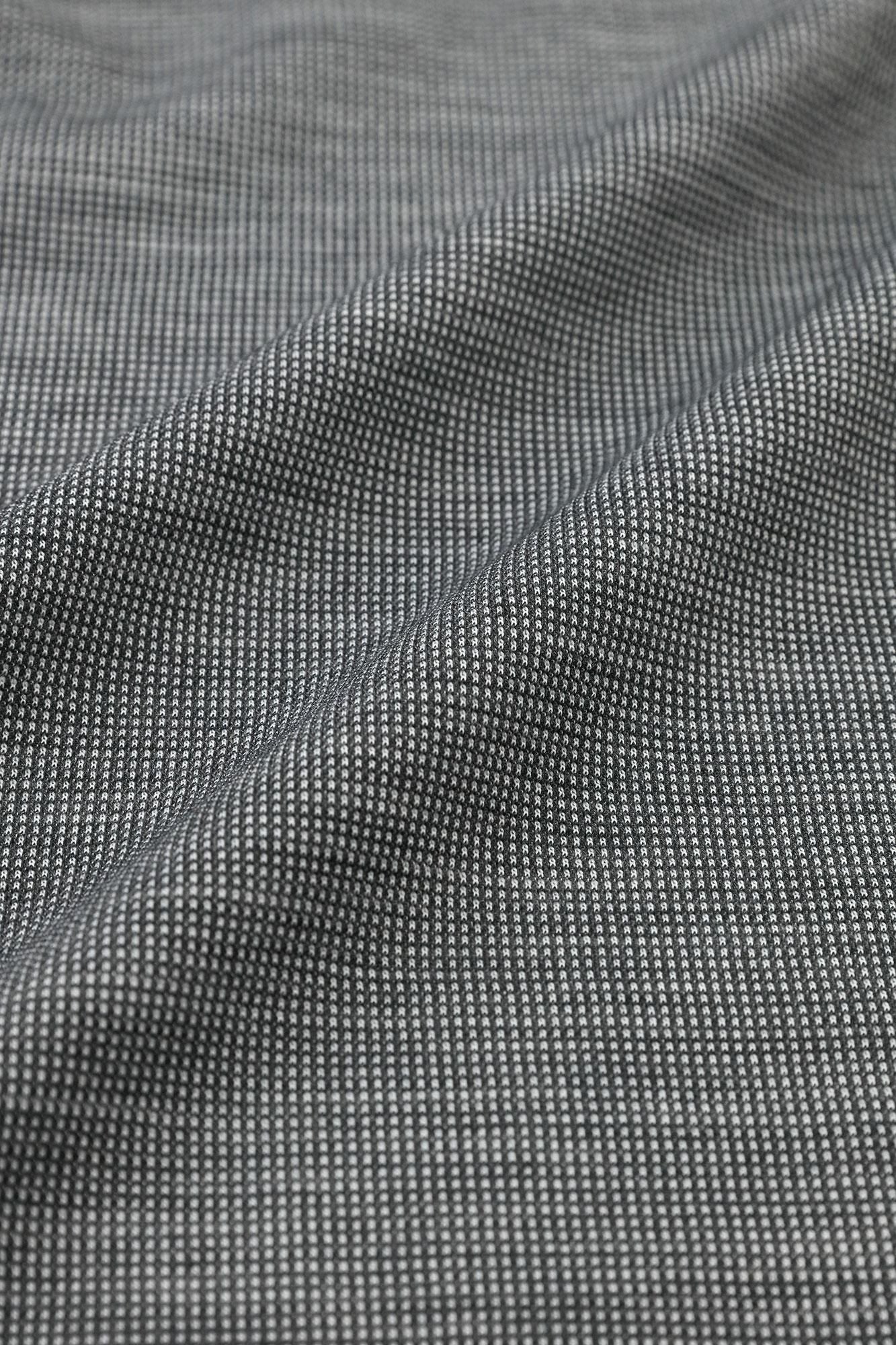 Meriyasu袢纏 長袖外套中長單層/鐵灰色