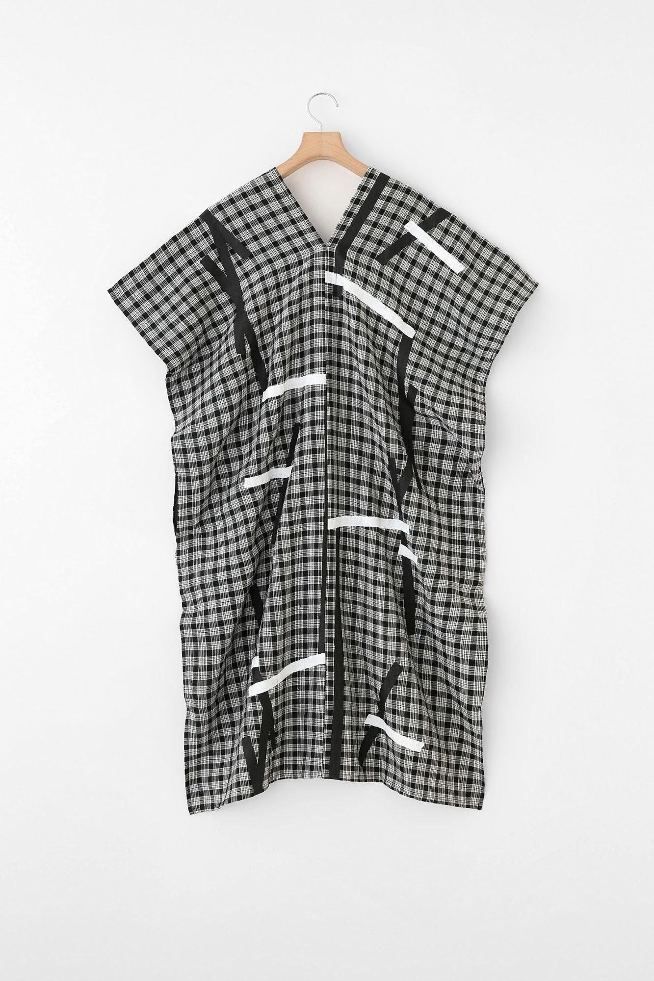 【net limited】hemp Rectangular Dress NiFutatsumi /Tobi(Kitobi)and Blank