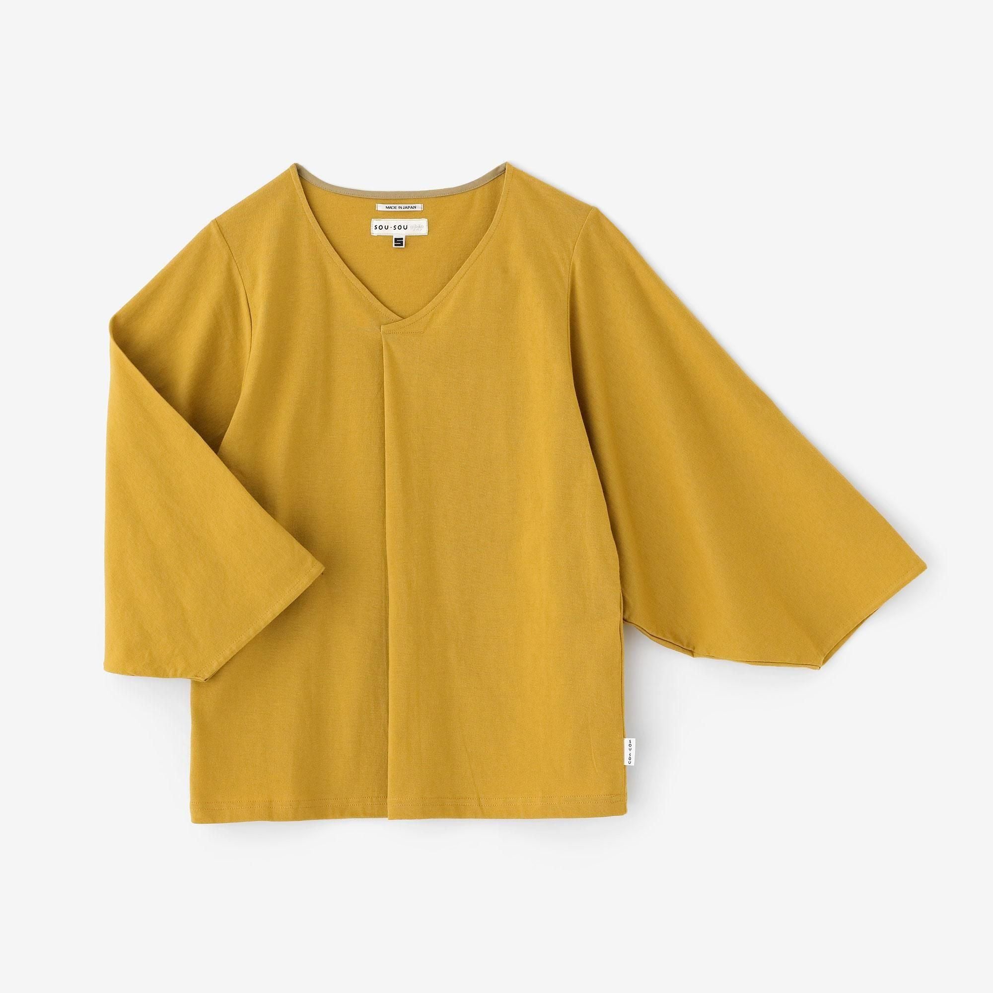 Naginata-Ärmelfalten Jiban/Senffarbe