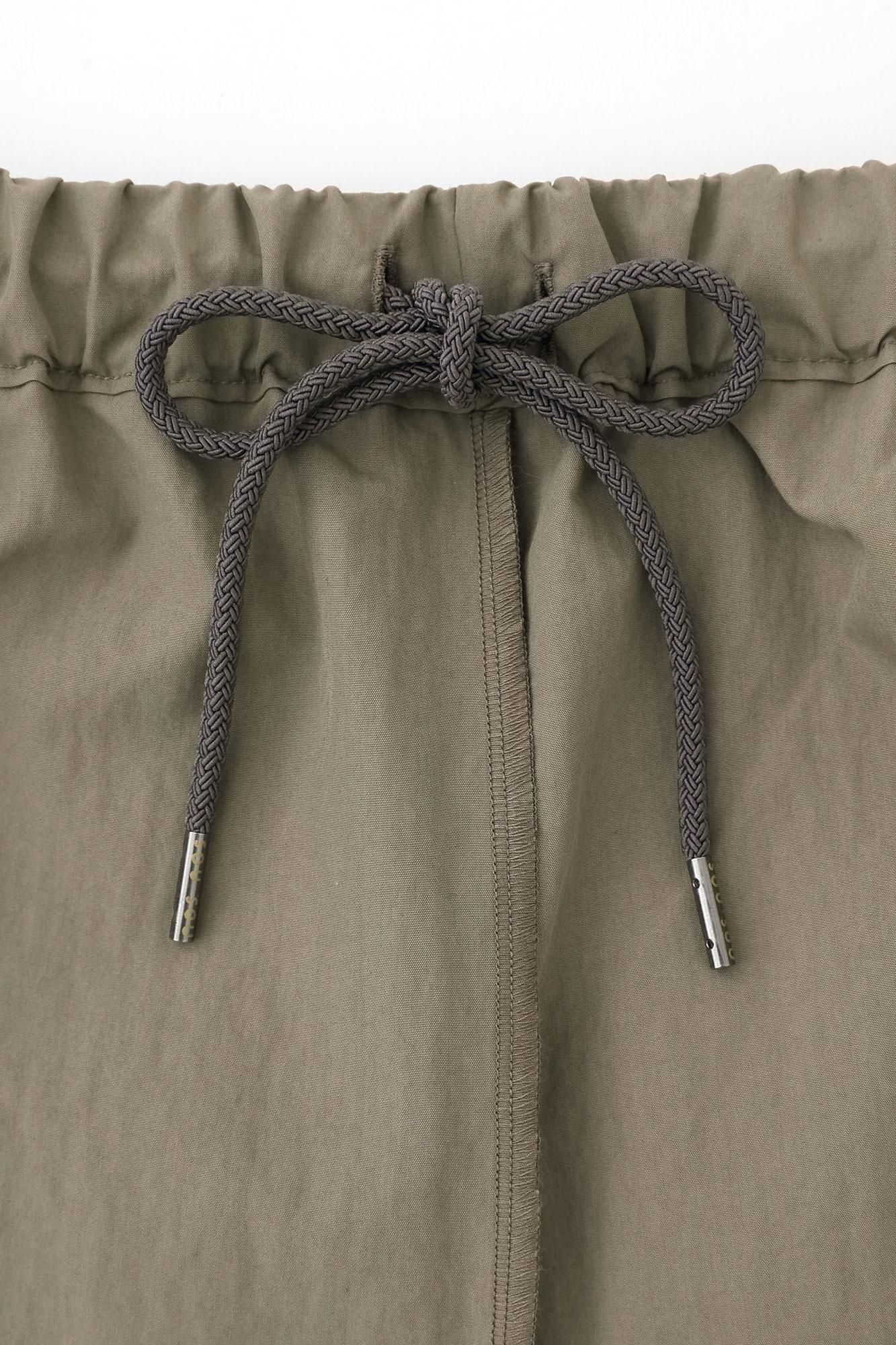 棉尼龙慢跑裤/苔藓灰色